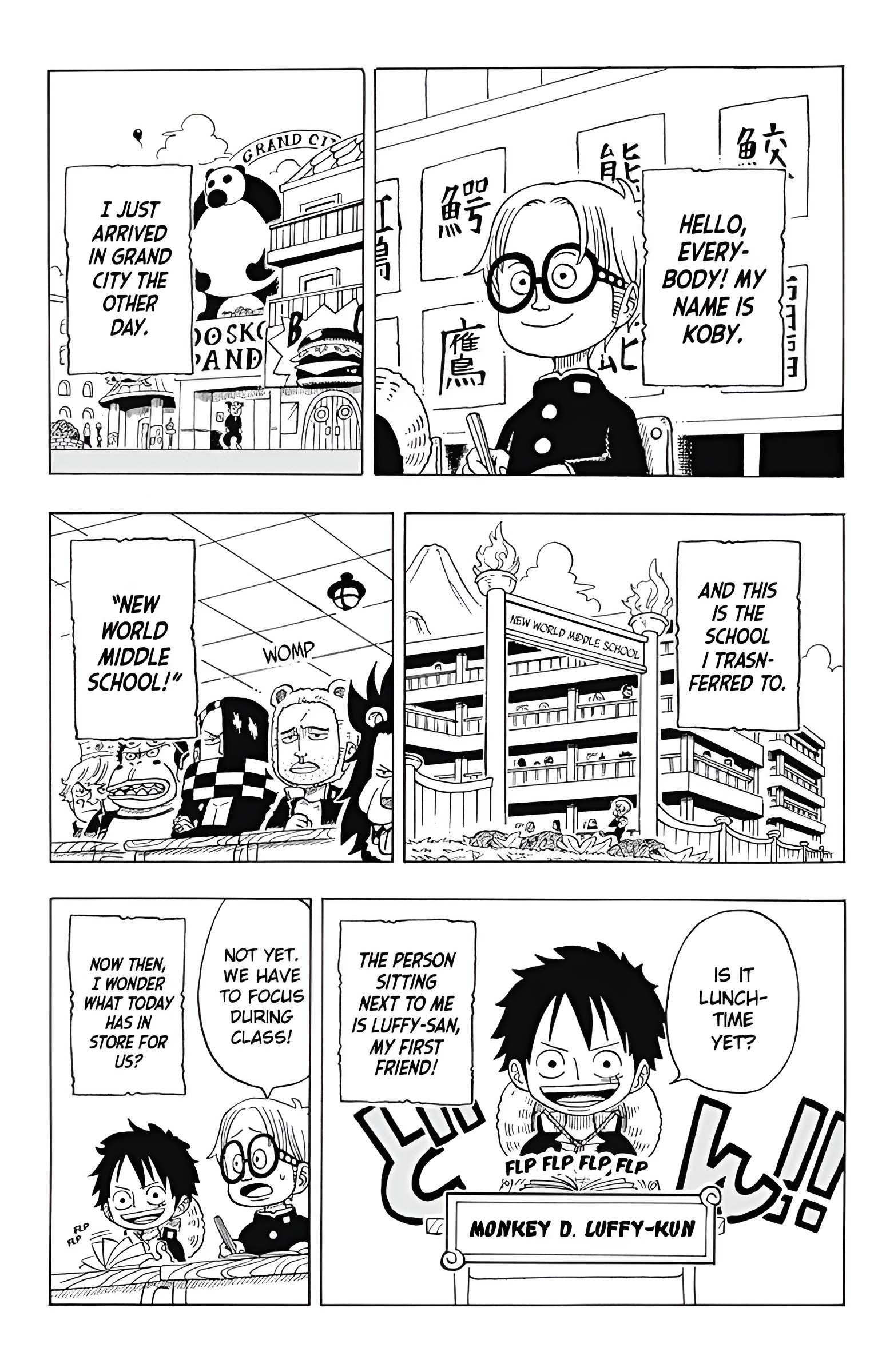 Read One Piece Academy chapter 3 image 3 on Lezhin