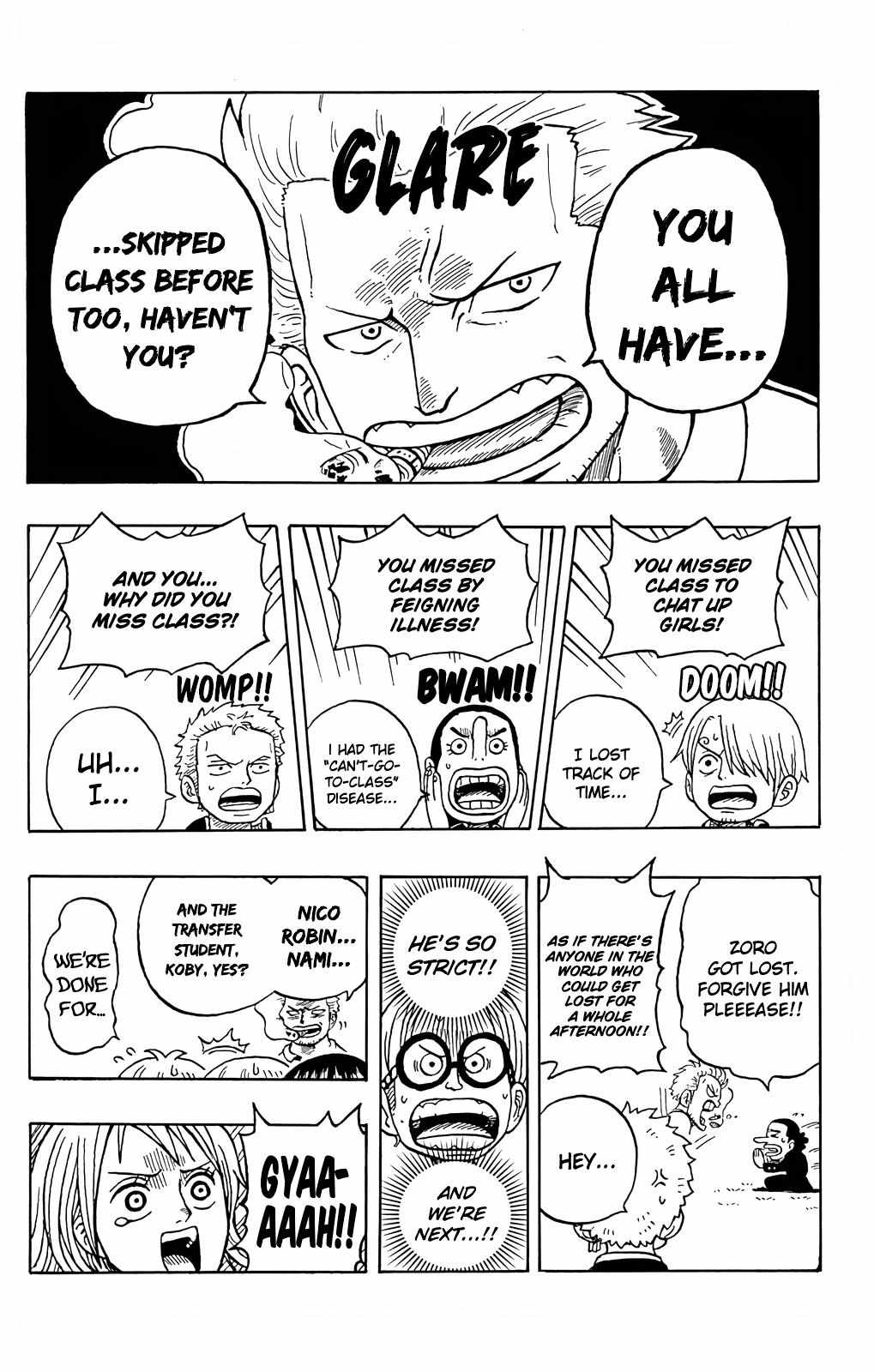 Read One Piece Academy chapter 4 image 11 on Lezhin