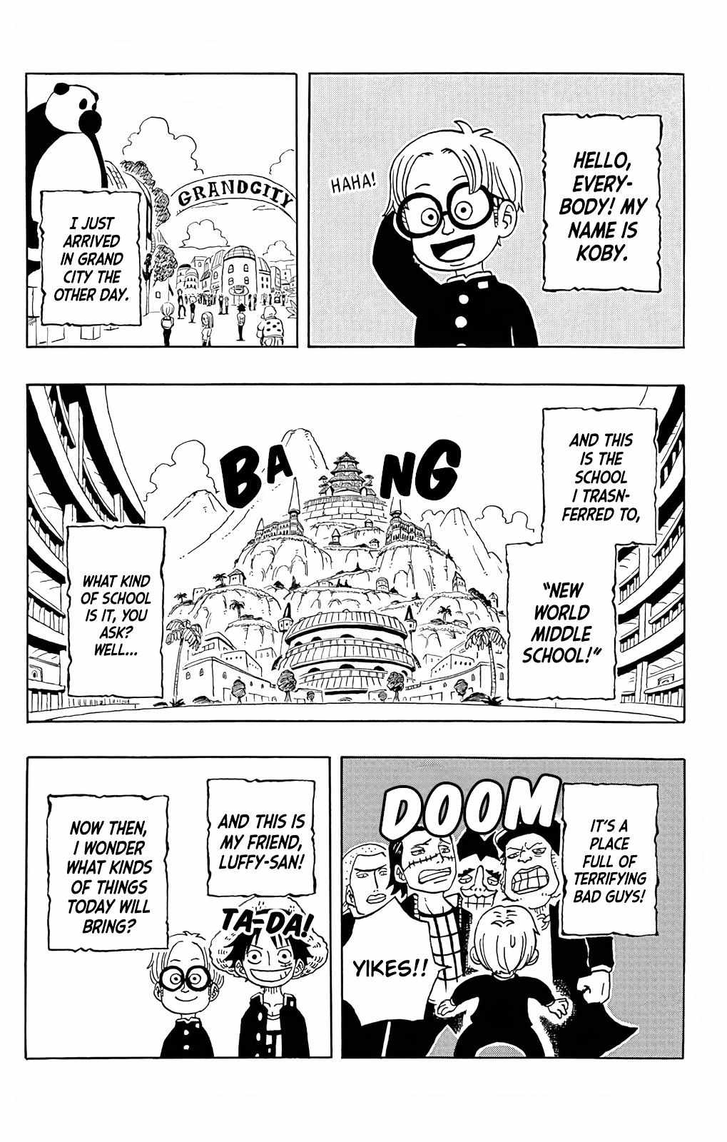 Read One Piece Academy chapter 4 image 3 on Lezhin
