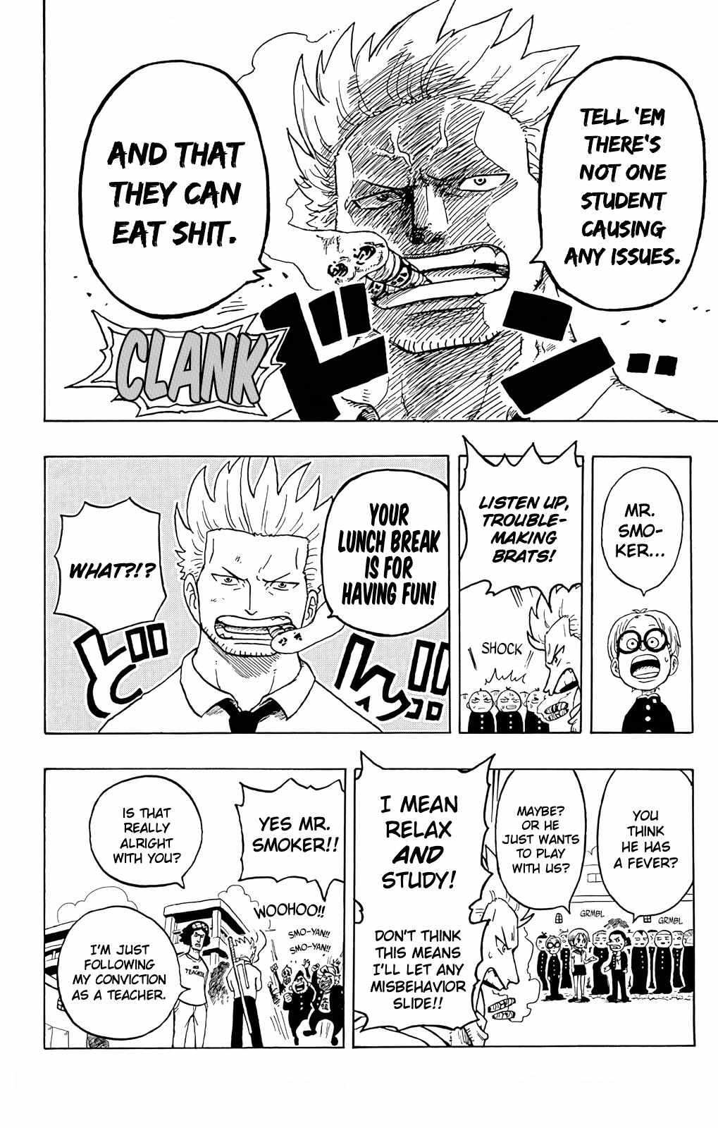Read One Piece Academy chapter 4 image 32 on Lezhin