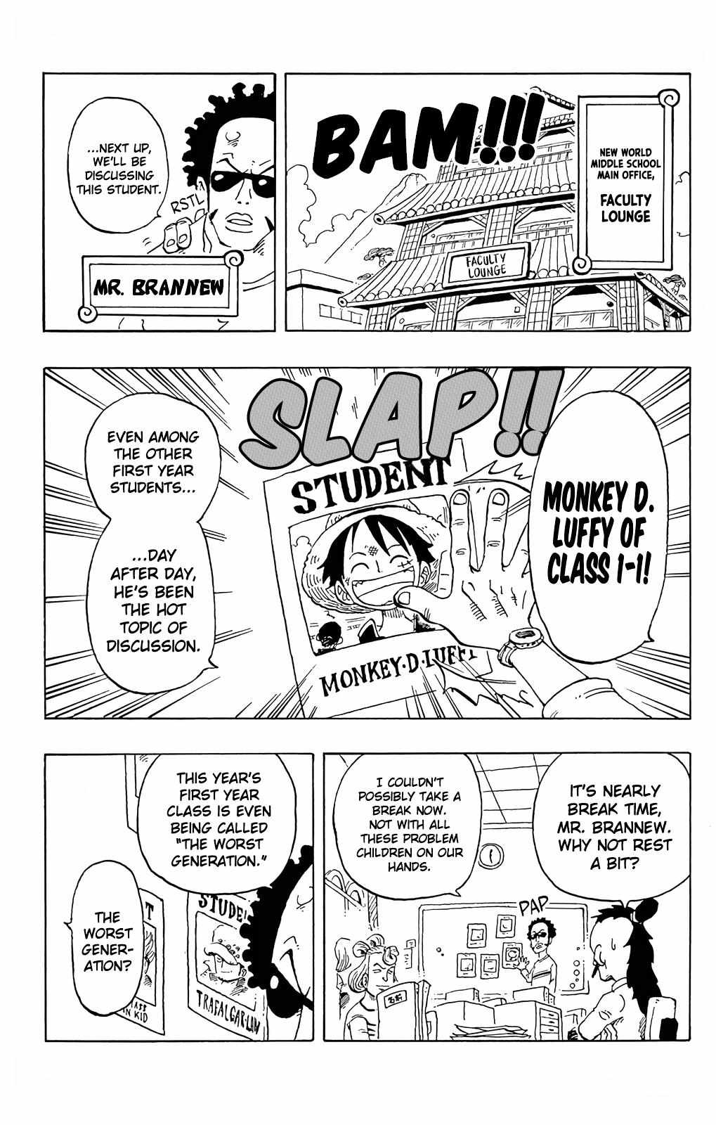 Read One Piece Academy chapter 4 image 4 on Lezhin