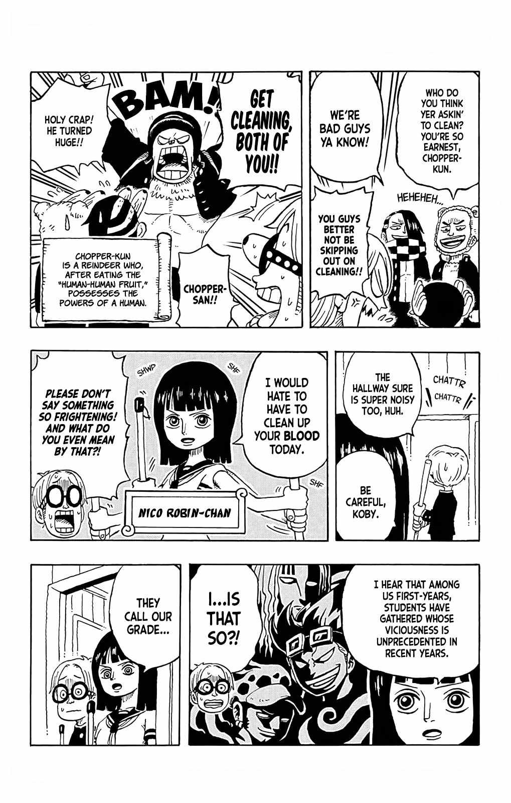 Read One Piece Academy chapter 5 image 8 on Lezhin