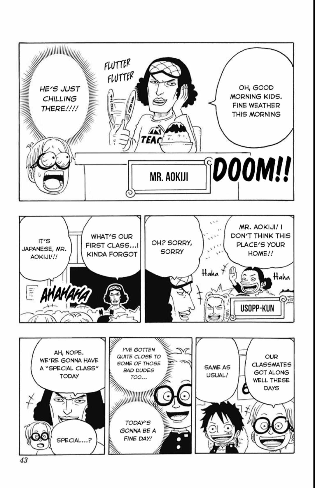 Read One Piece Academy chapter 6 image 29 on Lezhin
