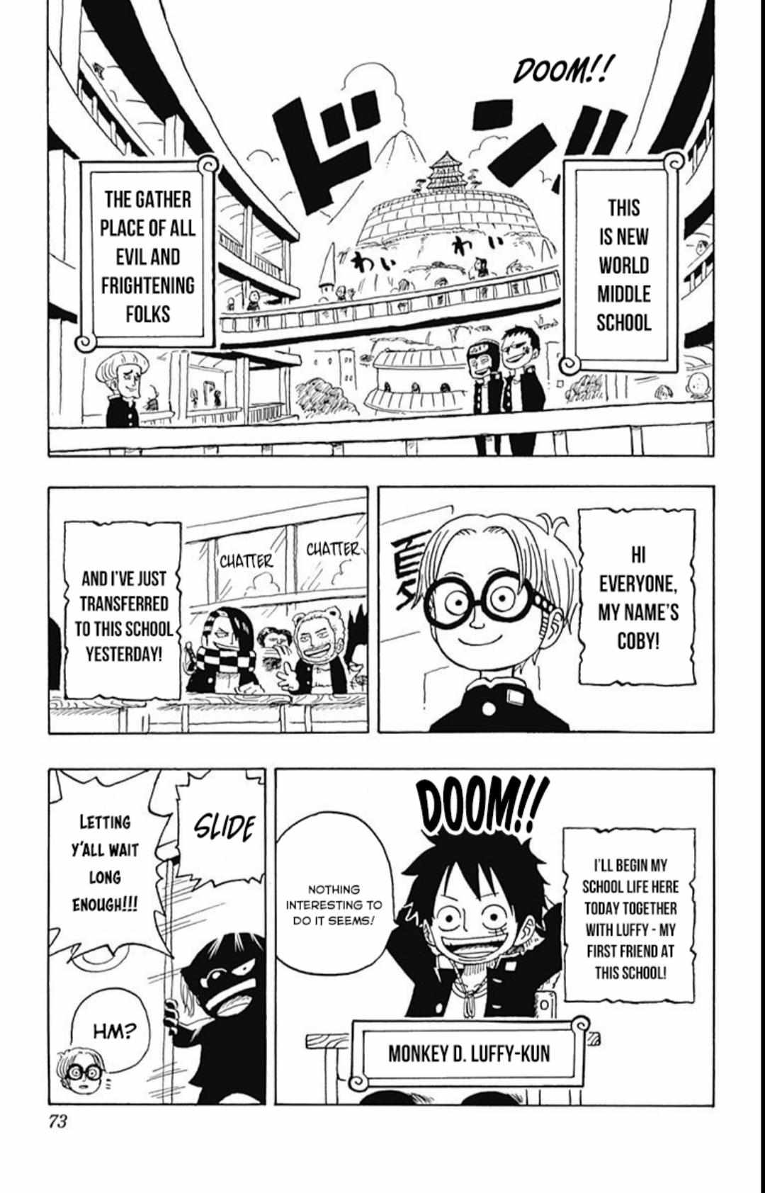 Read One Piece Academy chapter 7 image 2 on Lezhin