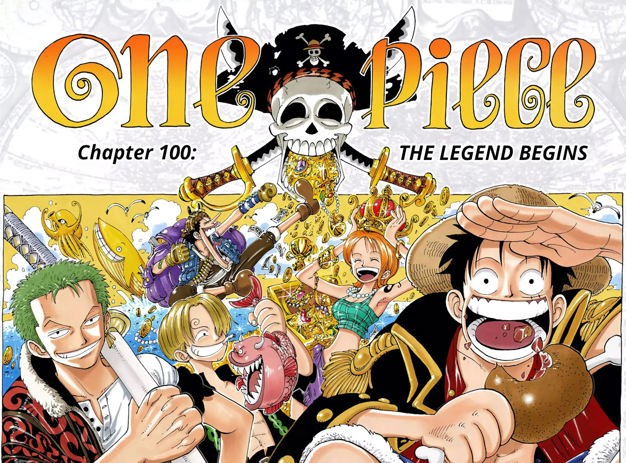 Read One Piece (Colored) chapter 100 image 2 on Lezhin
