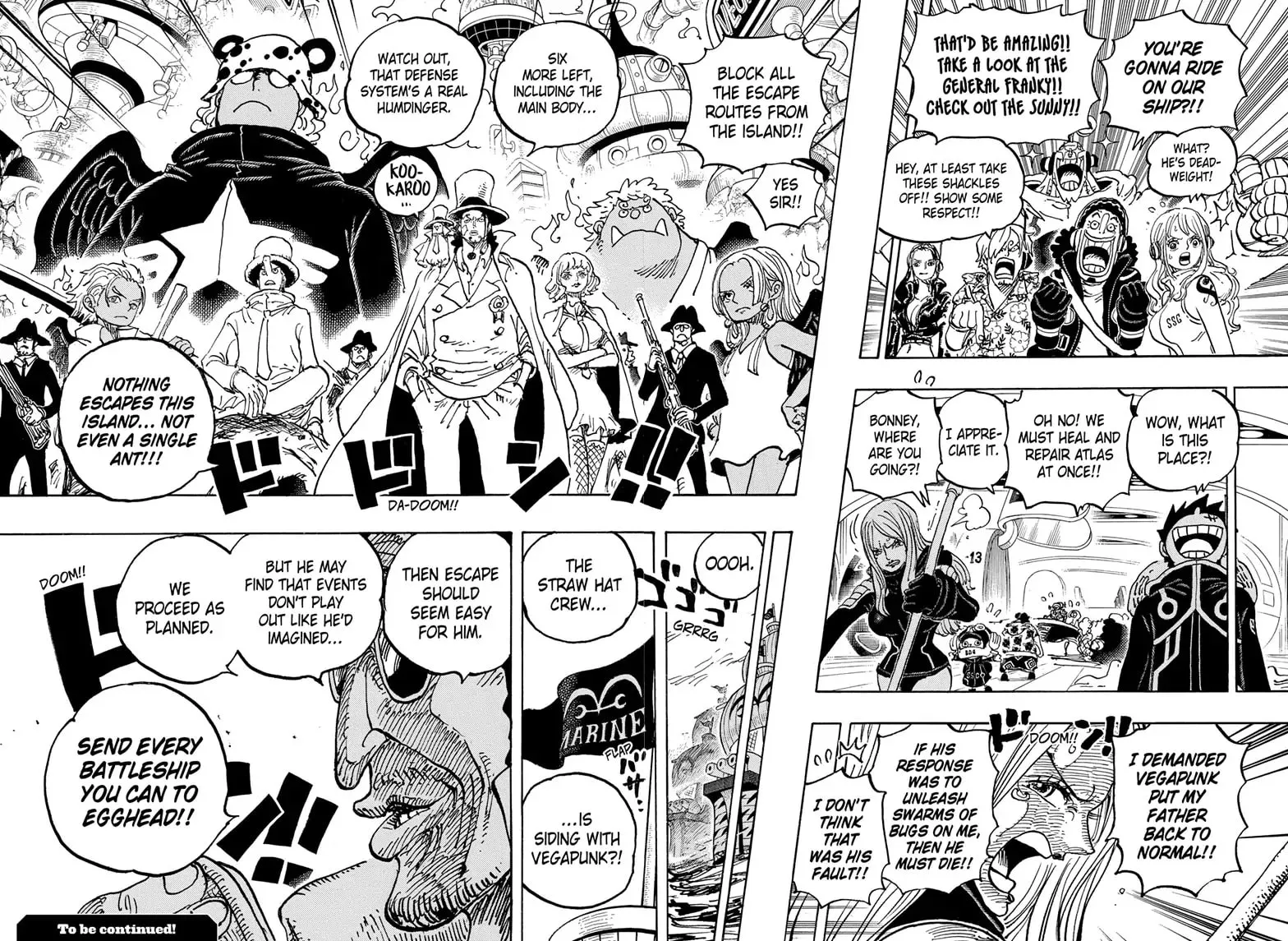 Read One Piece (Colored) chapter 1070 image 15 on Lezhin