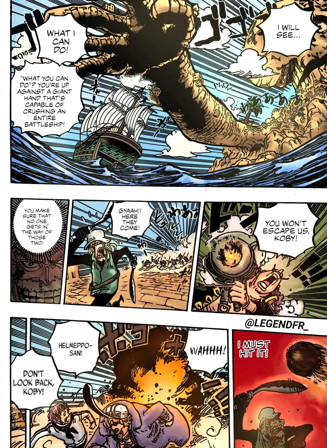 Read One Piece (Colored) chapter 1088 image 10 on Lezhin