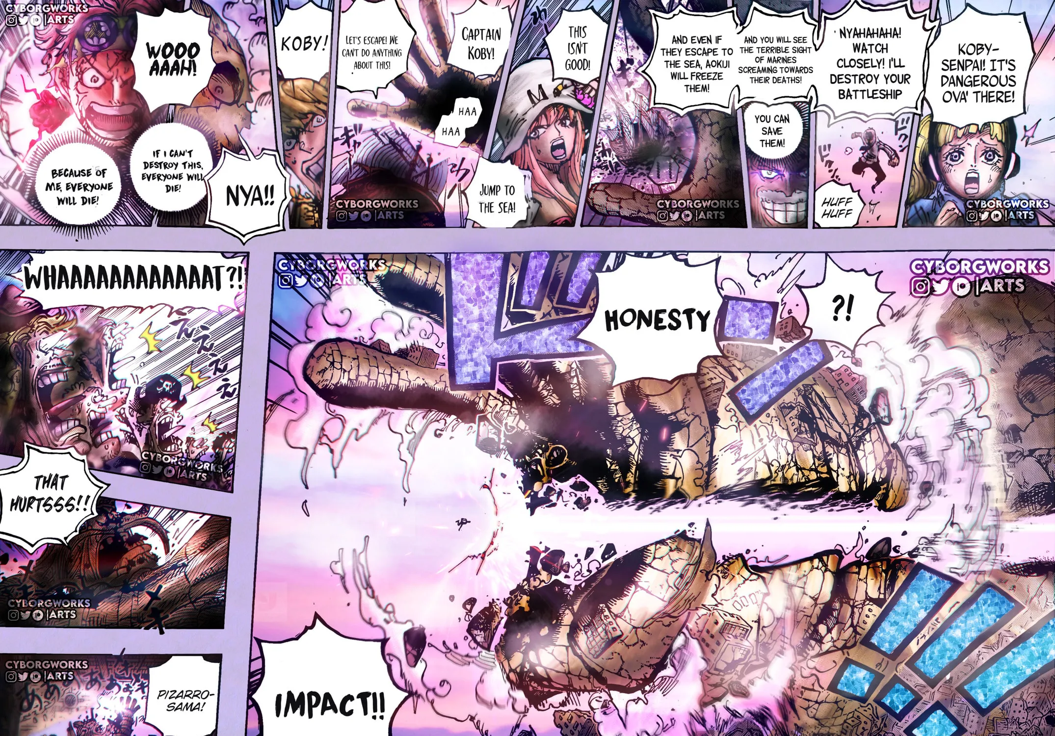 Read One Piece (Colored) chapter 1088 image 20 on Lezhin