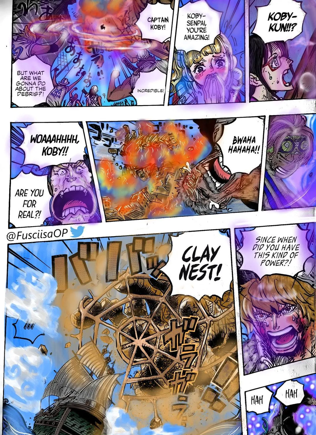 Read One Piece (Colored) chapter 1088 image 22 on Lezhin