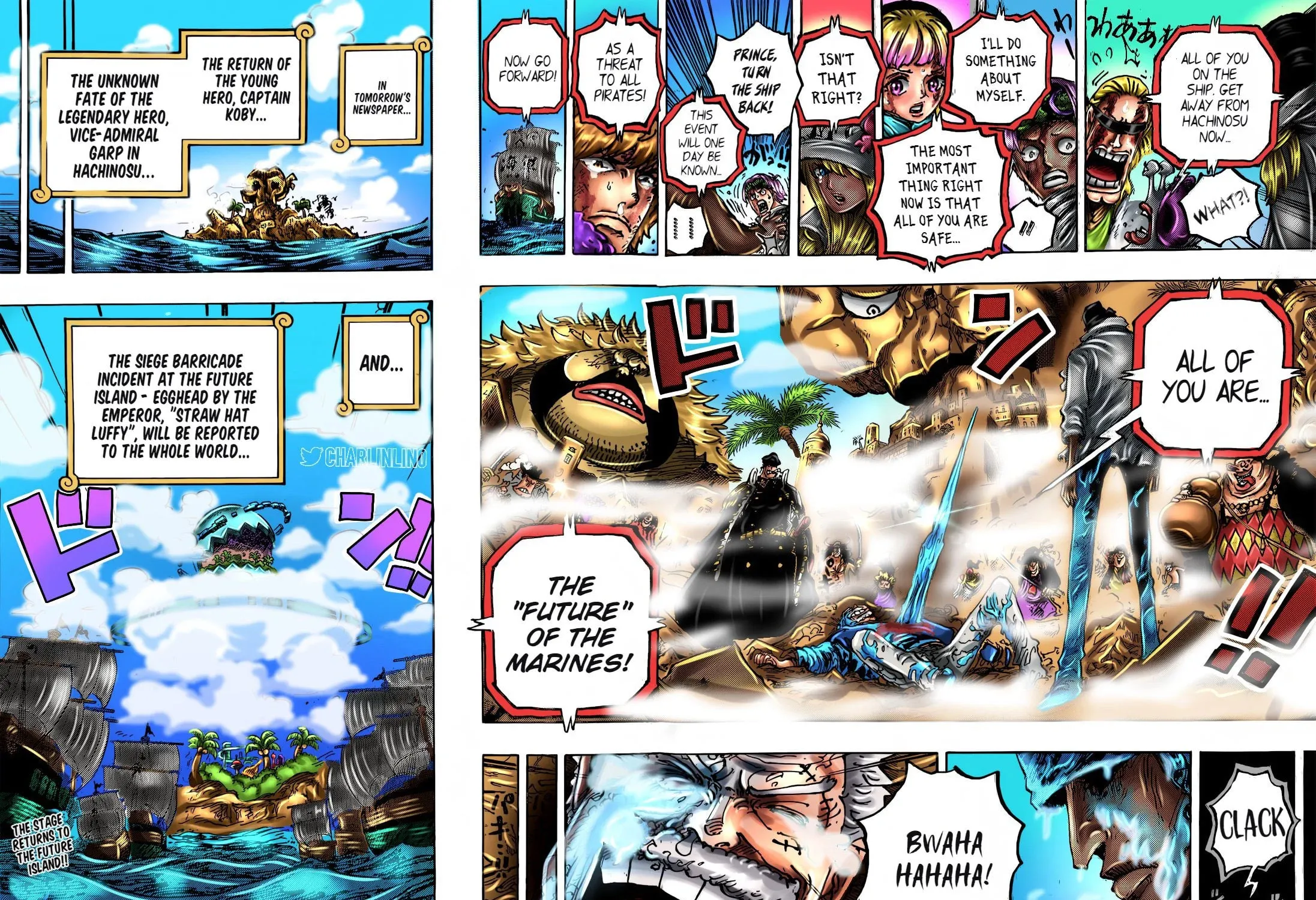 Read One Piece (Colored) chapter 1088 image 26 on Lezhin