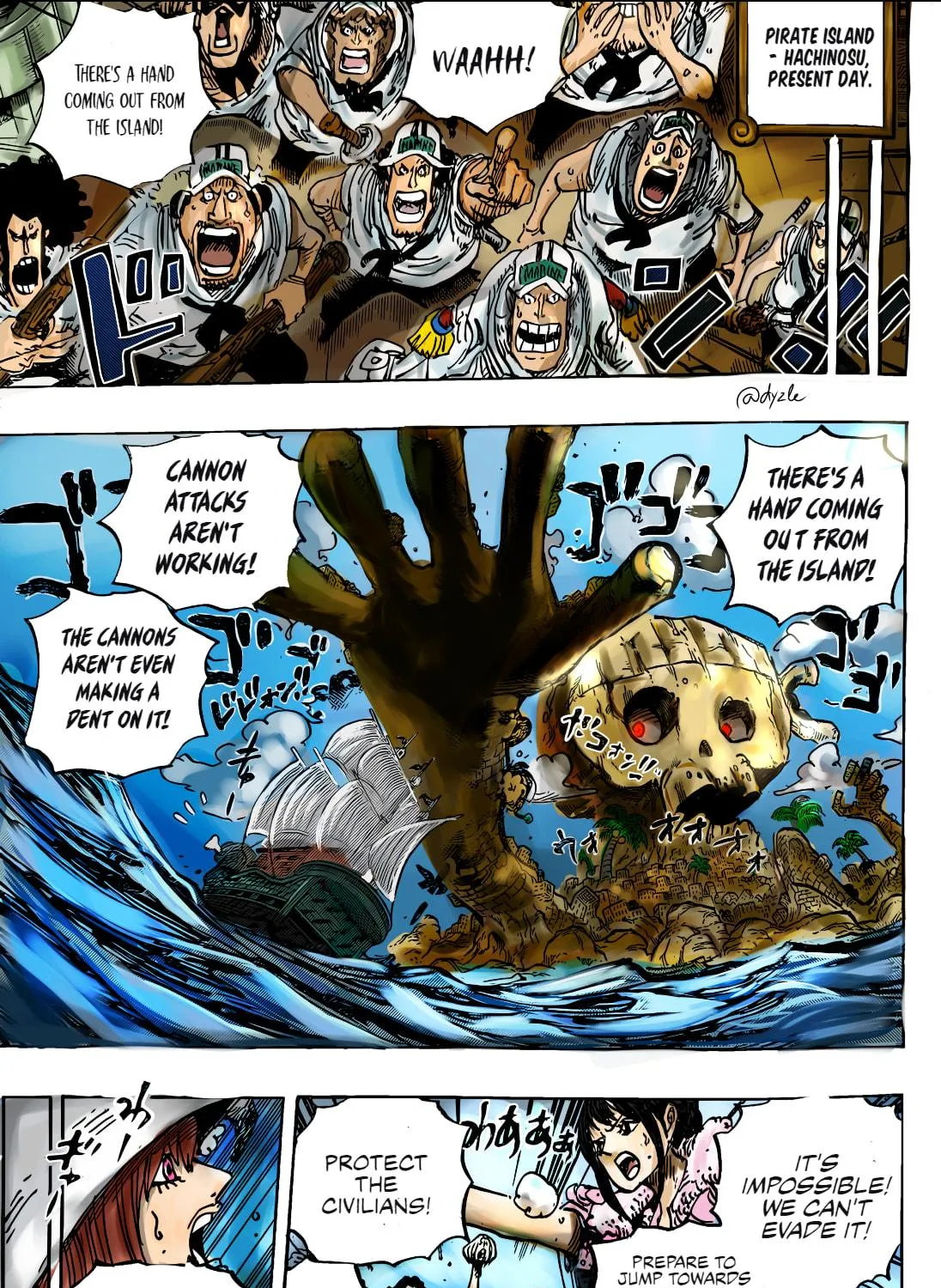 Read One Piece (Colored) chapter 1088 image 4 on Lezhin