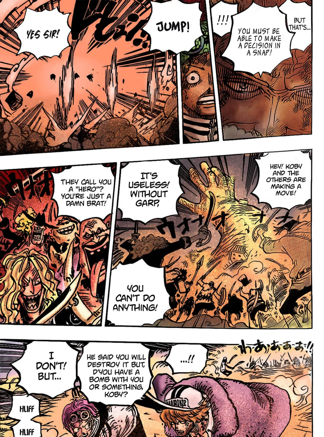 Read One Piece (Colored) chapter 1088 image 8 on Lezhin