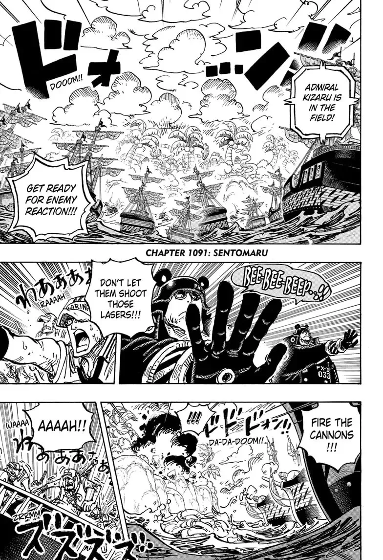 Read One Piece (Colored) chapter 1091 image 2 on Lezhin
