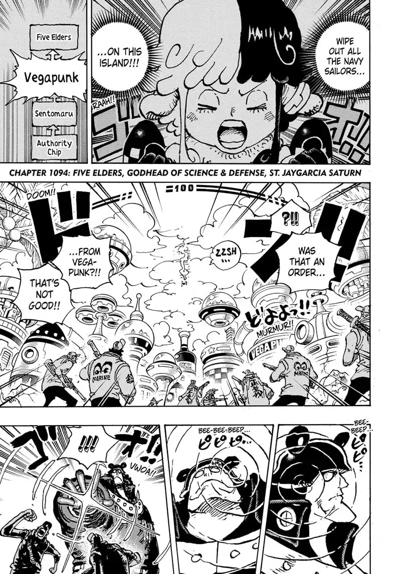 Read One Piece (Colored) chapter 1094 image 2 on Lezhin