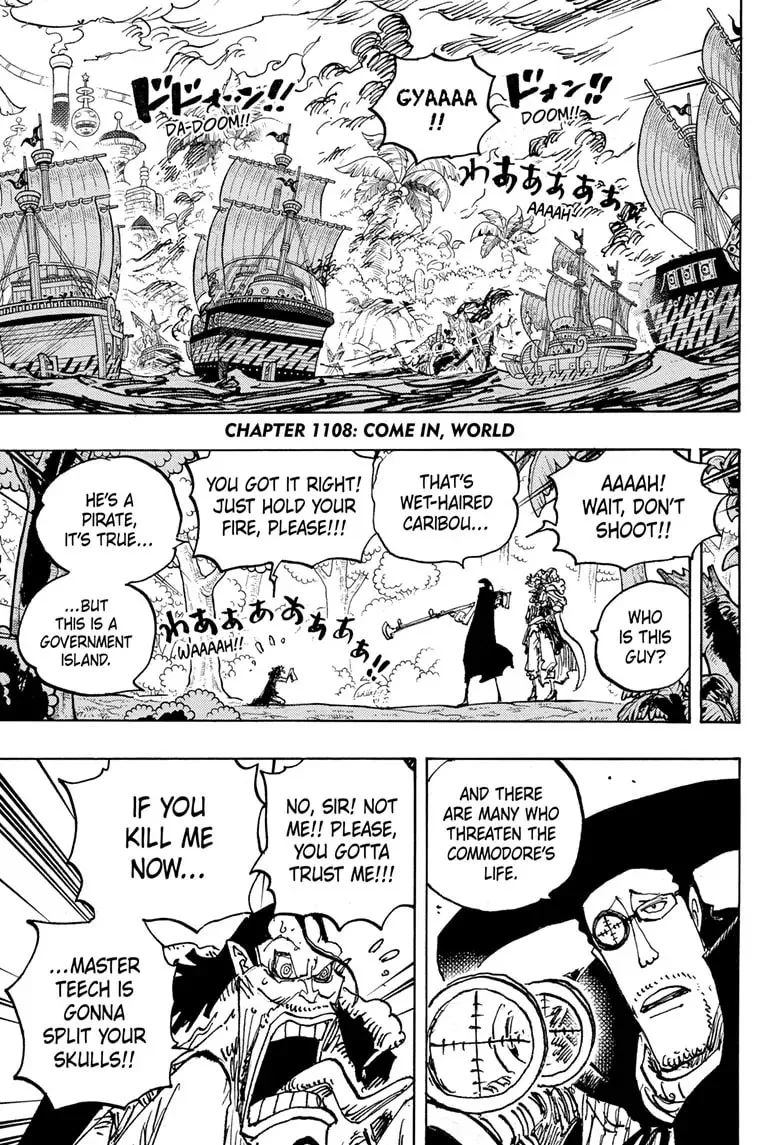 Read One Piece (Colored) chapter 1108 image 2 on Lezhin