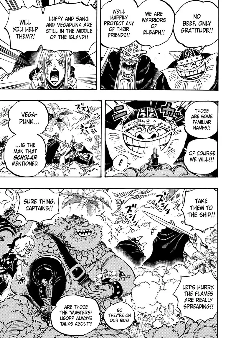 Read One Piece (Colored) chapter 1108 image 8 on Lezhin