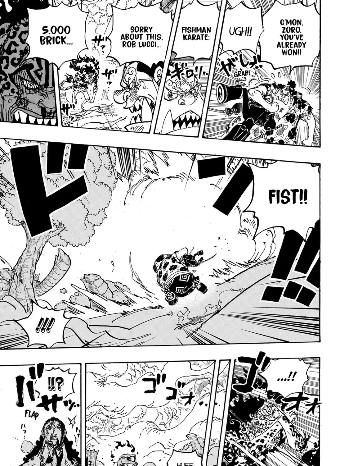 Read One Piece (Colored) chapter 1111 image 9 on Lezhin