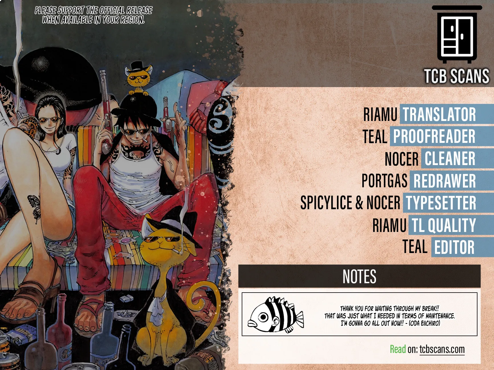 Read One Piece (Colored) chapter 1112 image 2 on Lezhin