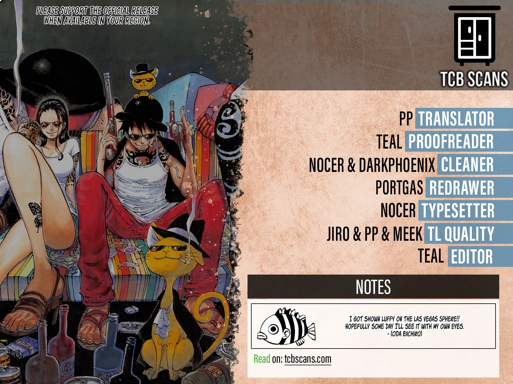 Read One Piece (Colored) chapter 1119 image 2 on Lezhin