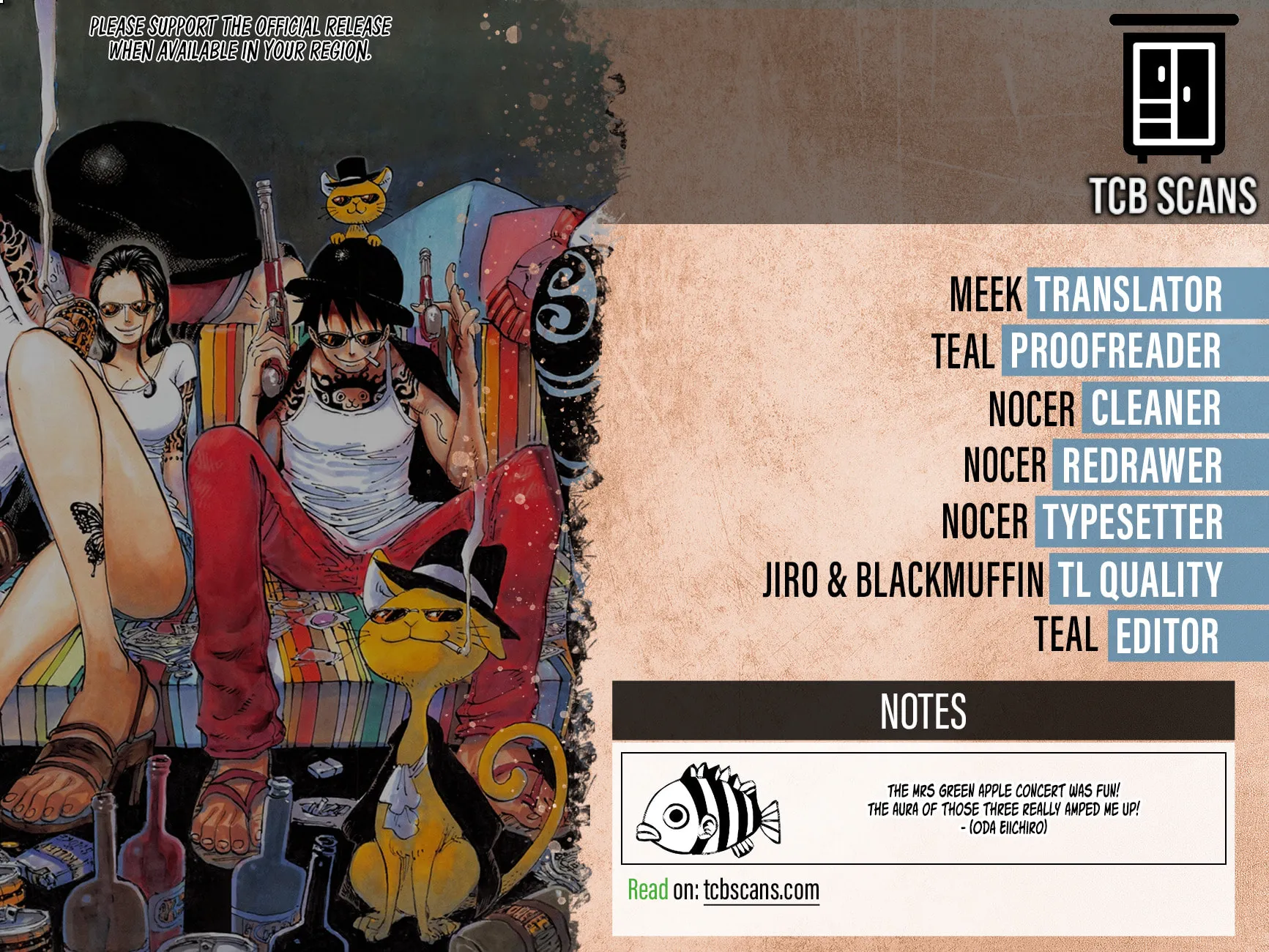 Read One Piece (Colored) chapter 1123 image 2 on Lezhin