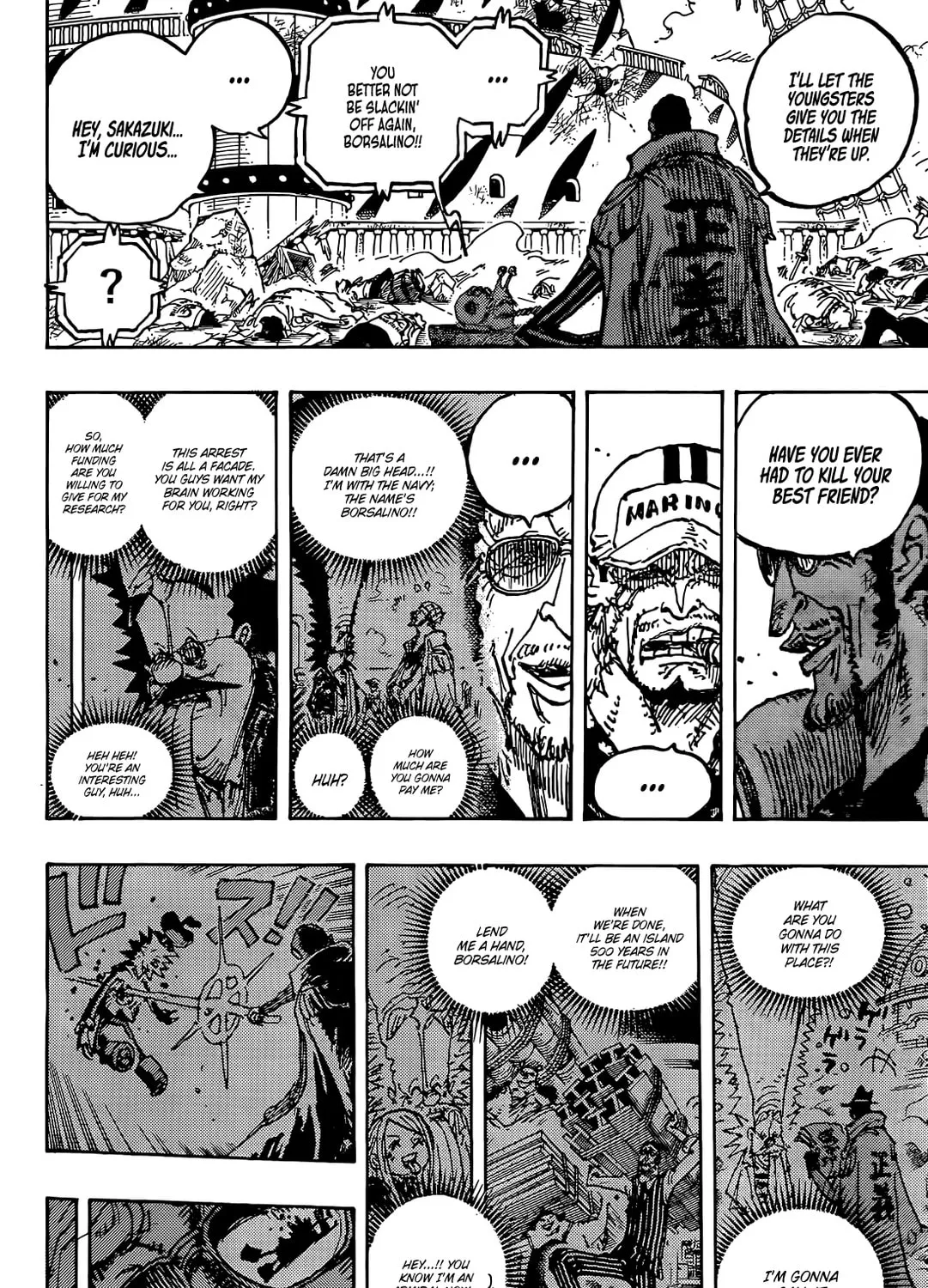 Read One Piece (Colored) chapter 1124 image 9 on Lezhin