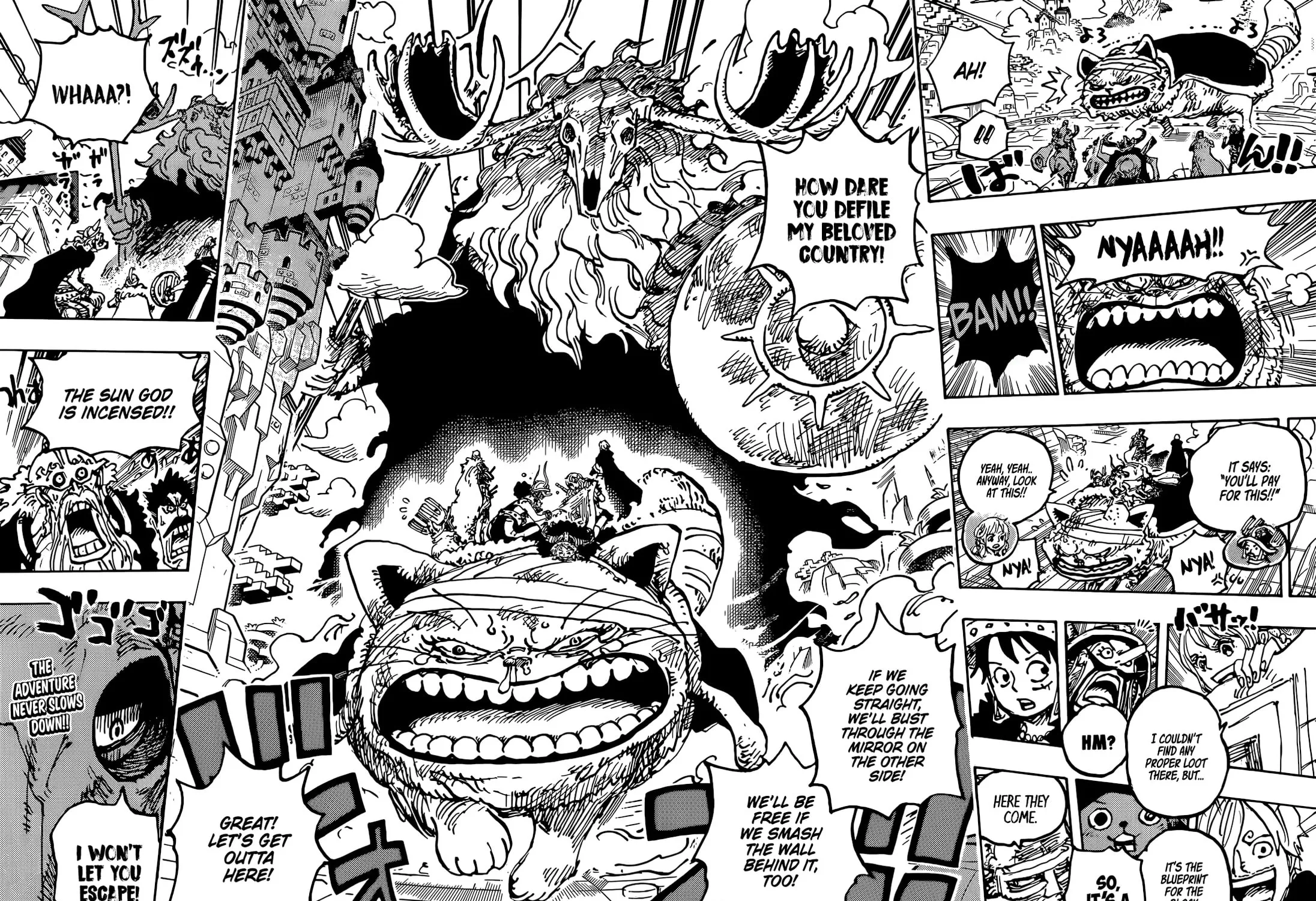 Read One Piece (Colored) chapter 1128 image 31 on Lezhin