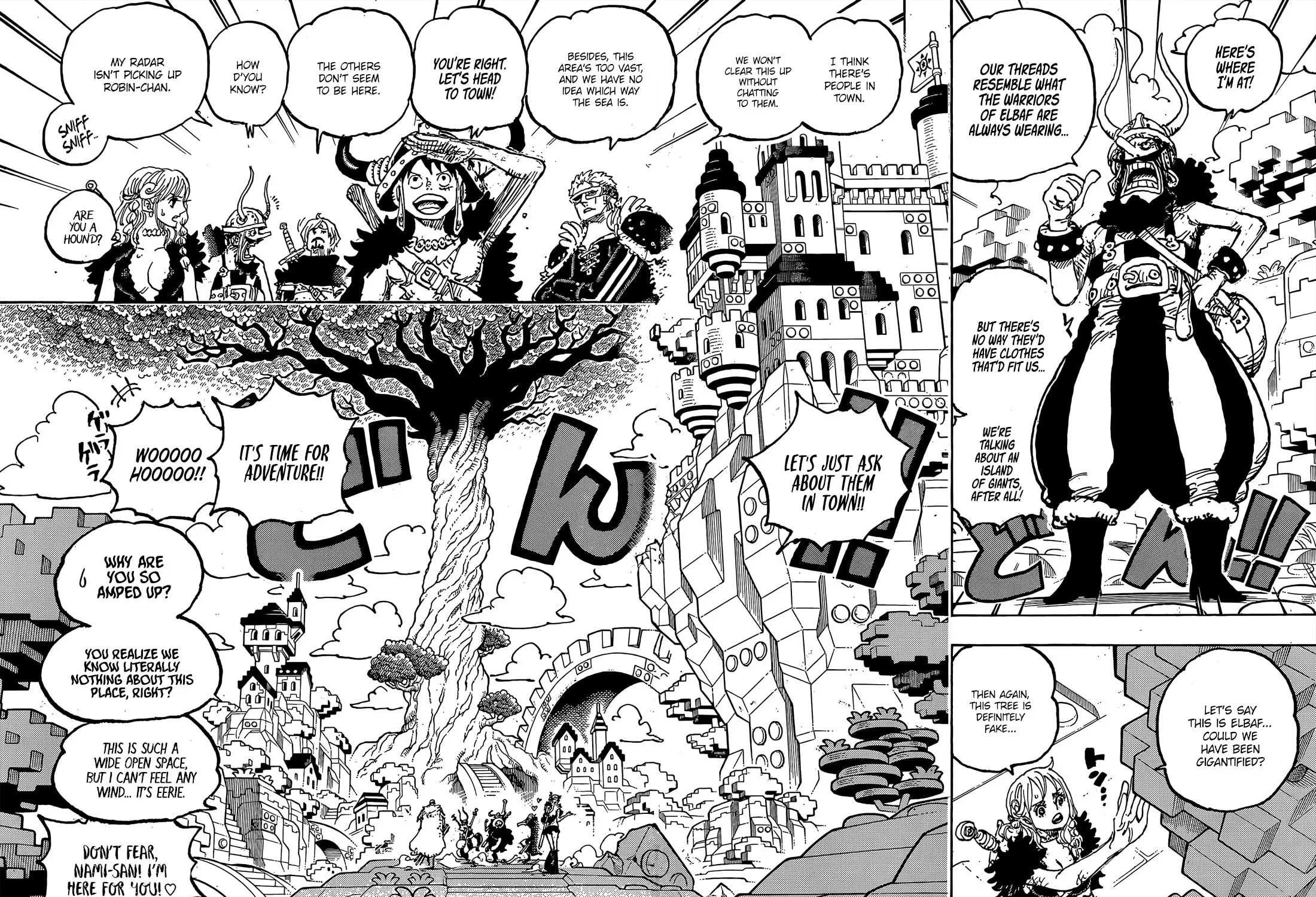 Read One Piece (Colored) chapter 1128 image 7 on Lezhin