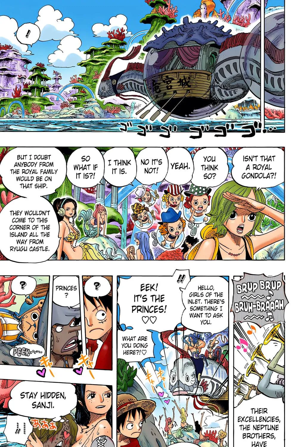 Read One Piece (Colored) chapter 609 image 10 on Lezhin