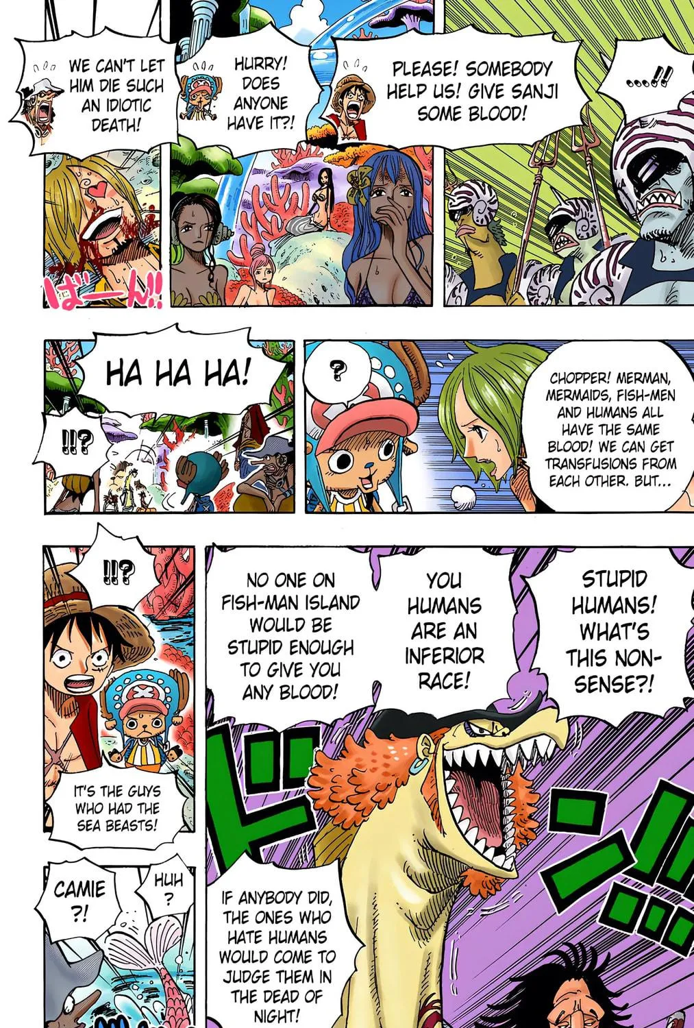 Read One Piece (Colored) chapter 609 image 18 on Lezhin