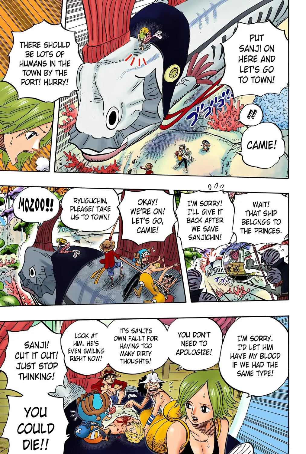 Read One Piece (Colored) chapter 609 image 28 on Lezhin