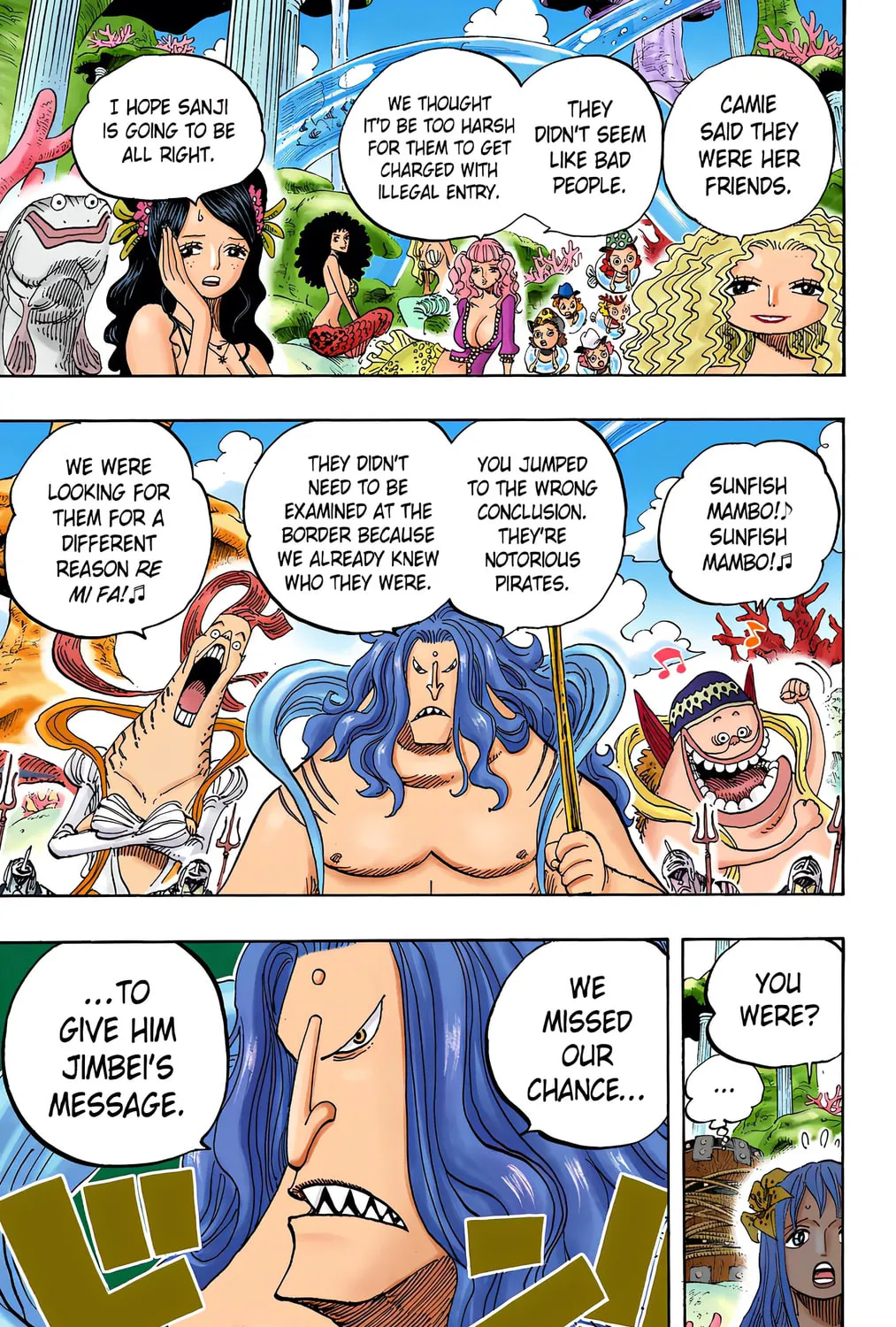 Read One Piece (Colored) chapter 609 image 32 on Lezhin