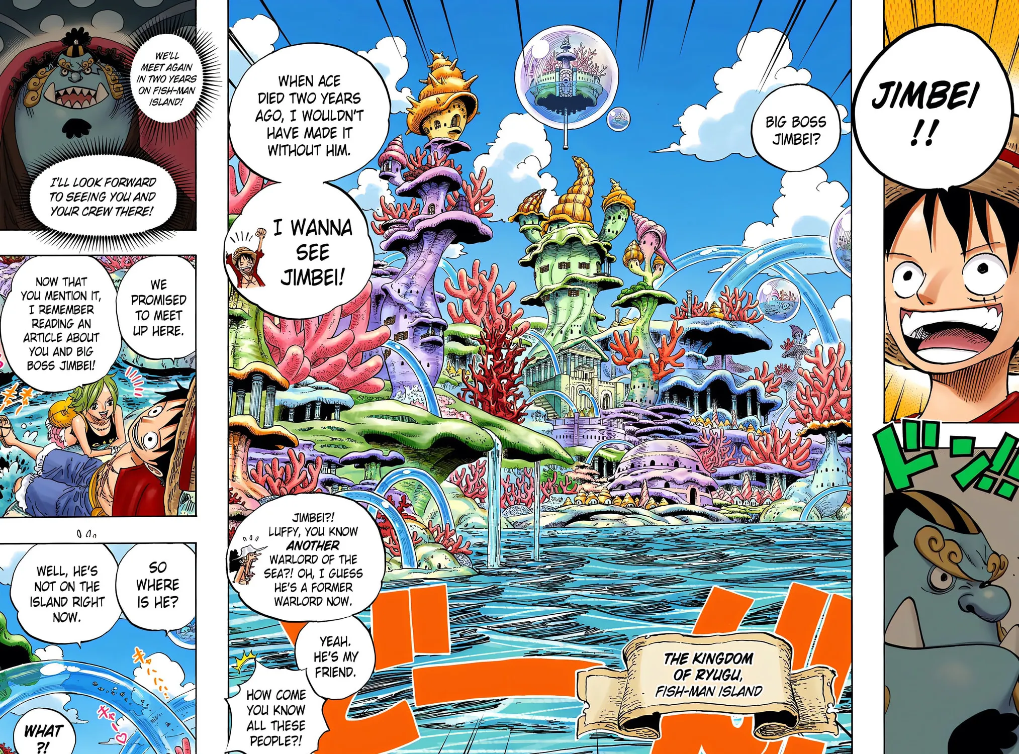 Read One Piece (Colored) chapter 609 image 6 on Lezhin