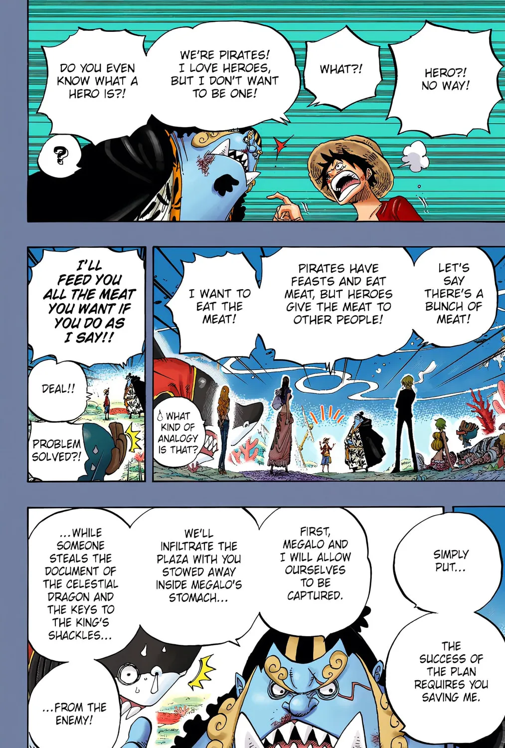 Read One Piece (Colored) chapter 634 image 6 on Lezhin