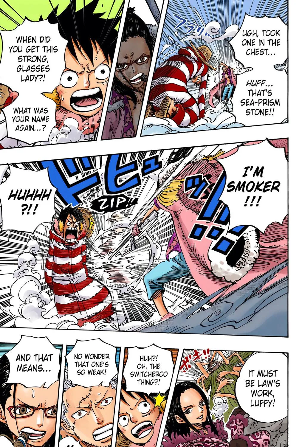 Read One Piece (Colored) chapter 670 image 8 on Lezhin