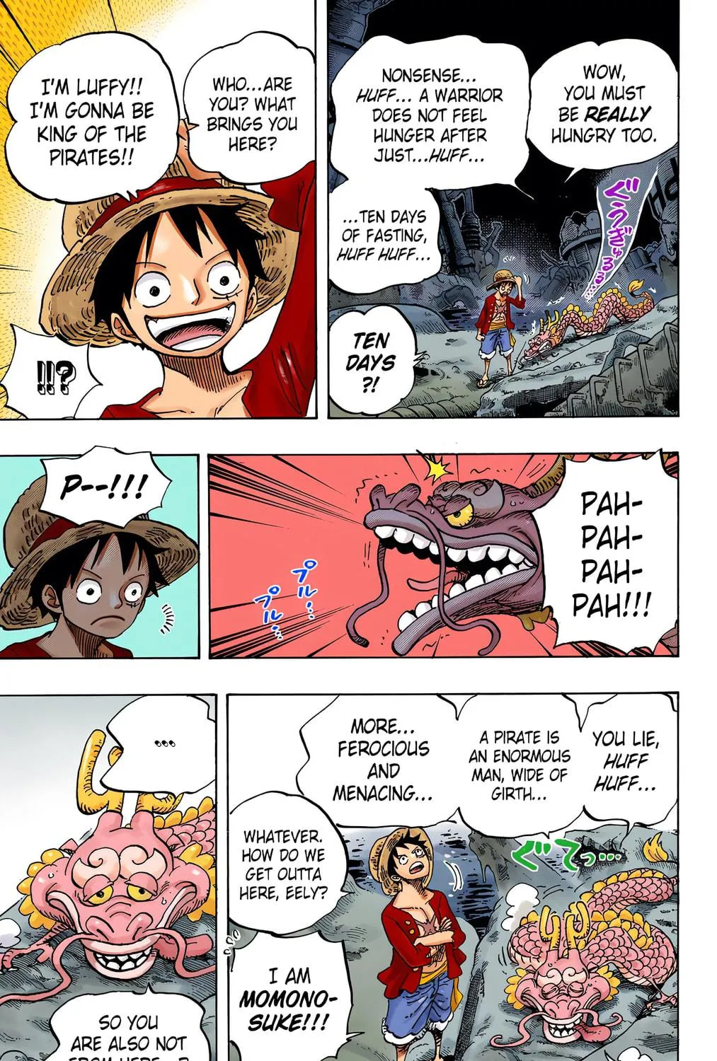 Read One Piece (Colored) chapter 685 image 8 on Lezhin