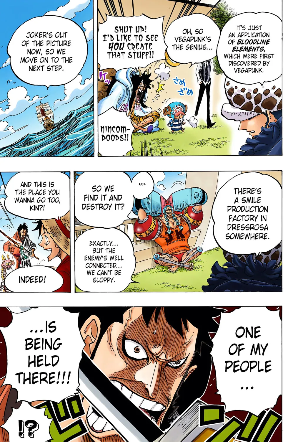 Read One Piece (Colored) chapter 698 image 32 on Lezhin