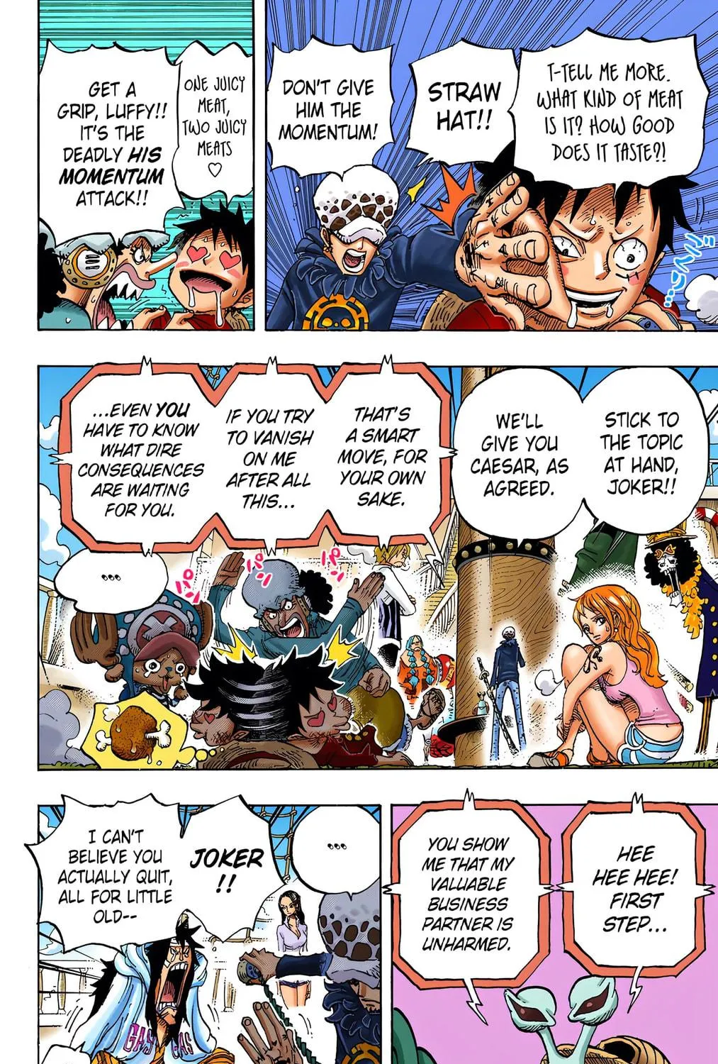 Read One Piece (Colored) chapter 700 image 10 on Lezhin