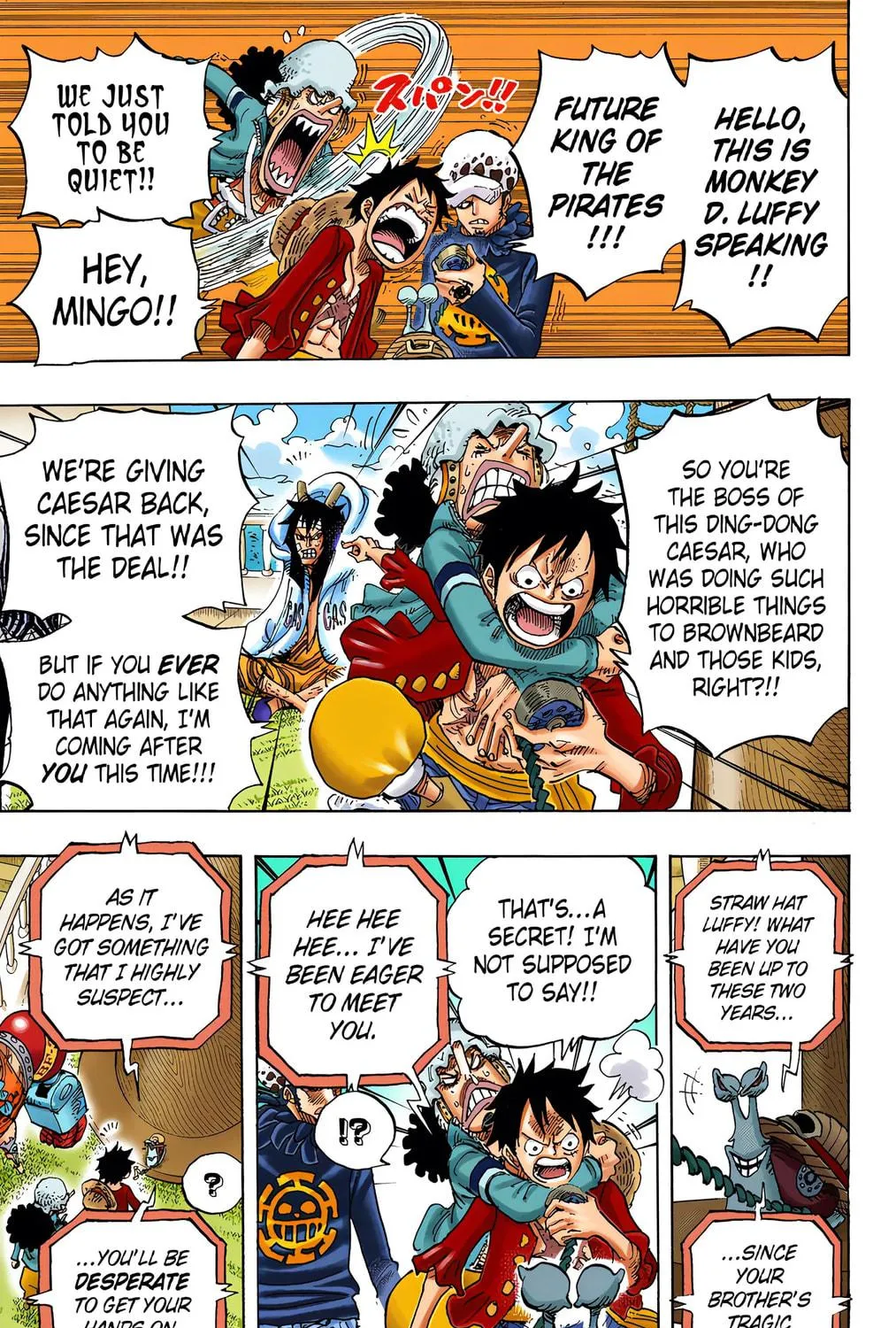 Read One Piece (Colored) chapter 700 image 8 on Lezhin