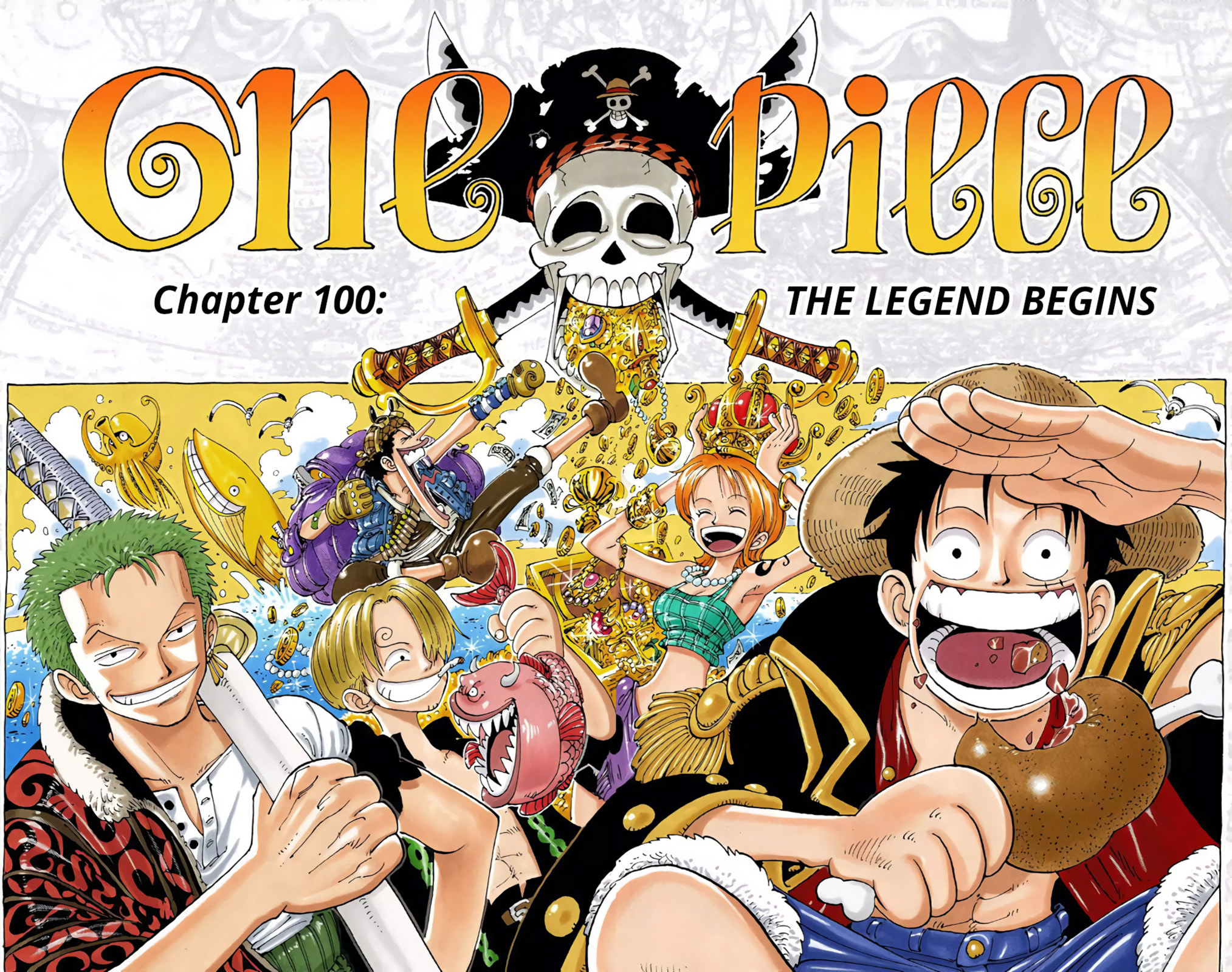 Read One Piece (Colored) chapter 100 image 1 on Lezhin