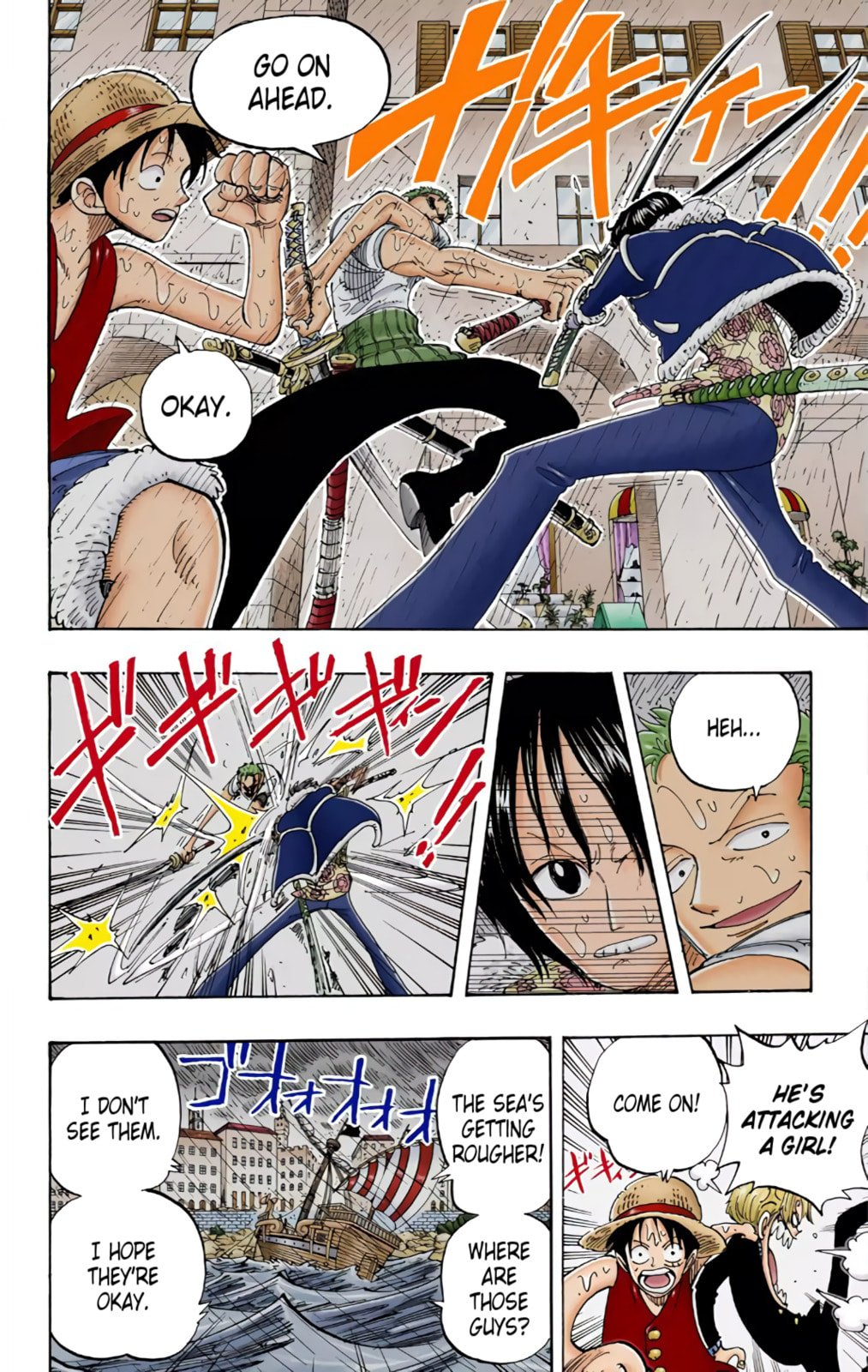 Read One Piece (Colored) chapter 100 image 10 on Lezhin