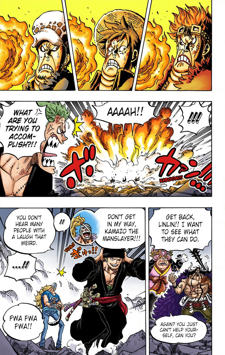 Read One Piece (Colored) chapter 1001 image 8 on Lezhin