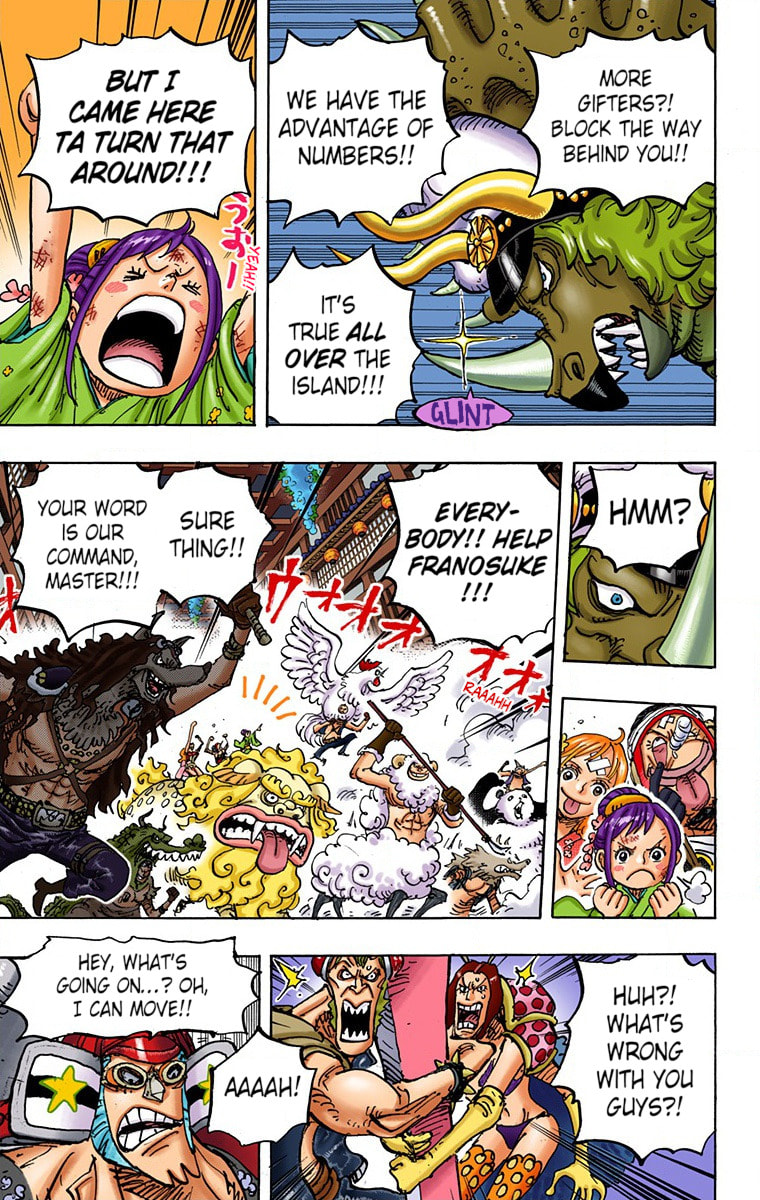 Read One Piece (Colored) chapter 1004 image 8 on Lezhin