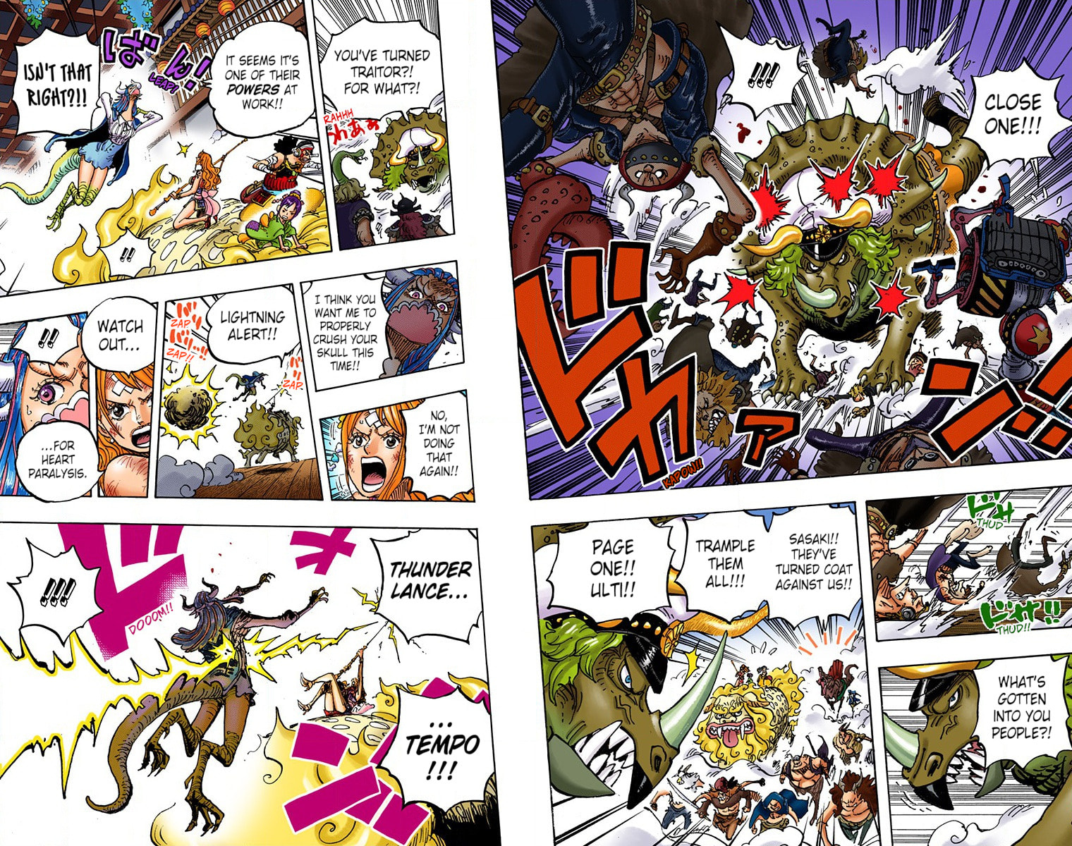 Read One Piece (Colored) chapter 1004 image 9 on Lezhin