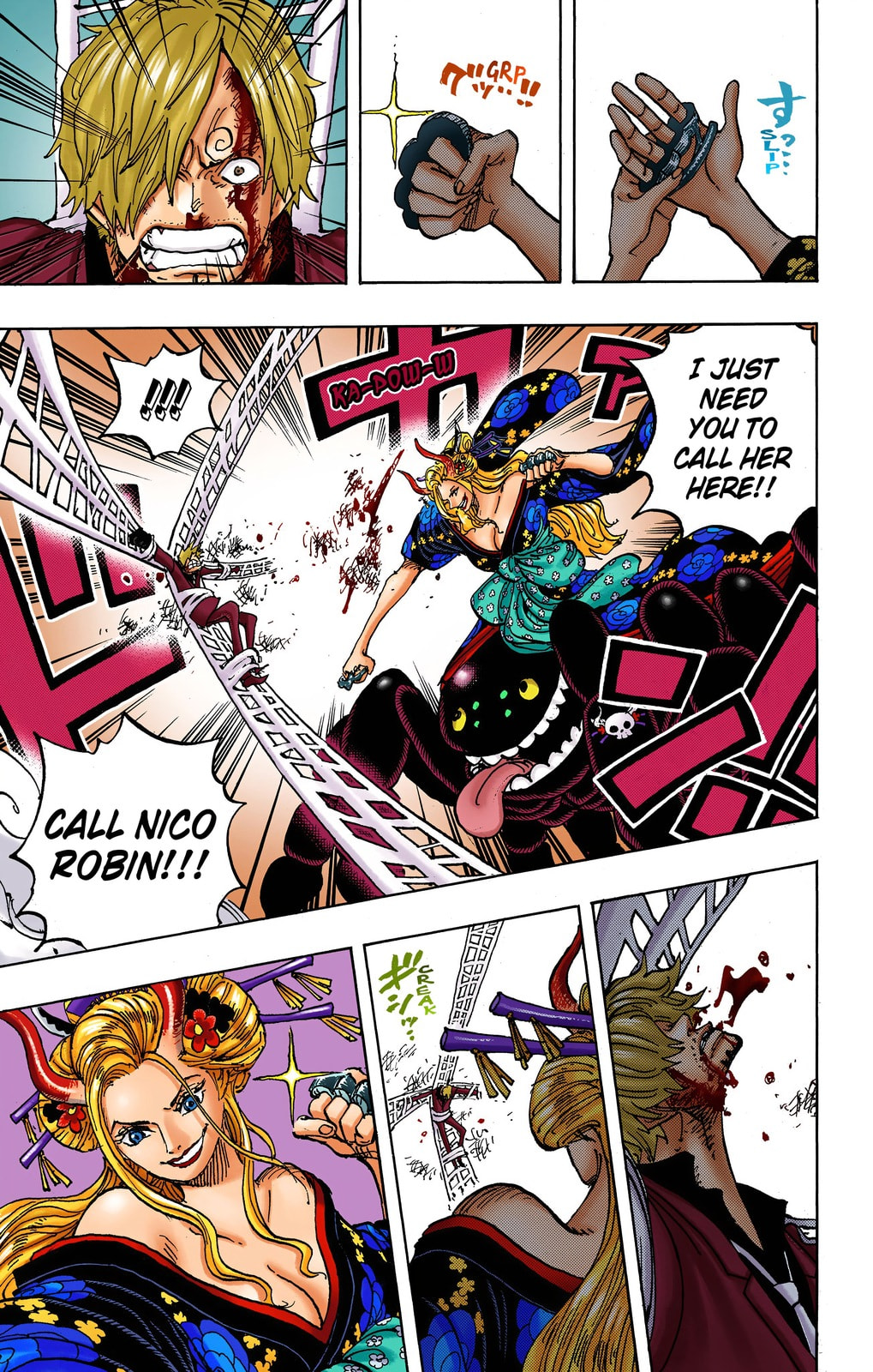 Read One Piece (Colored) chapter 1005 image 2 on Lezhin