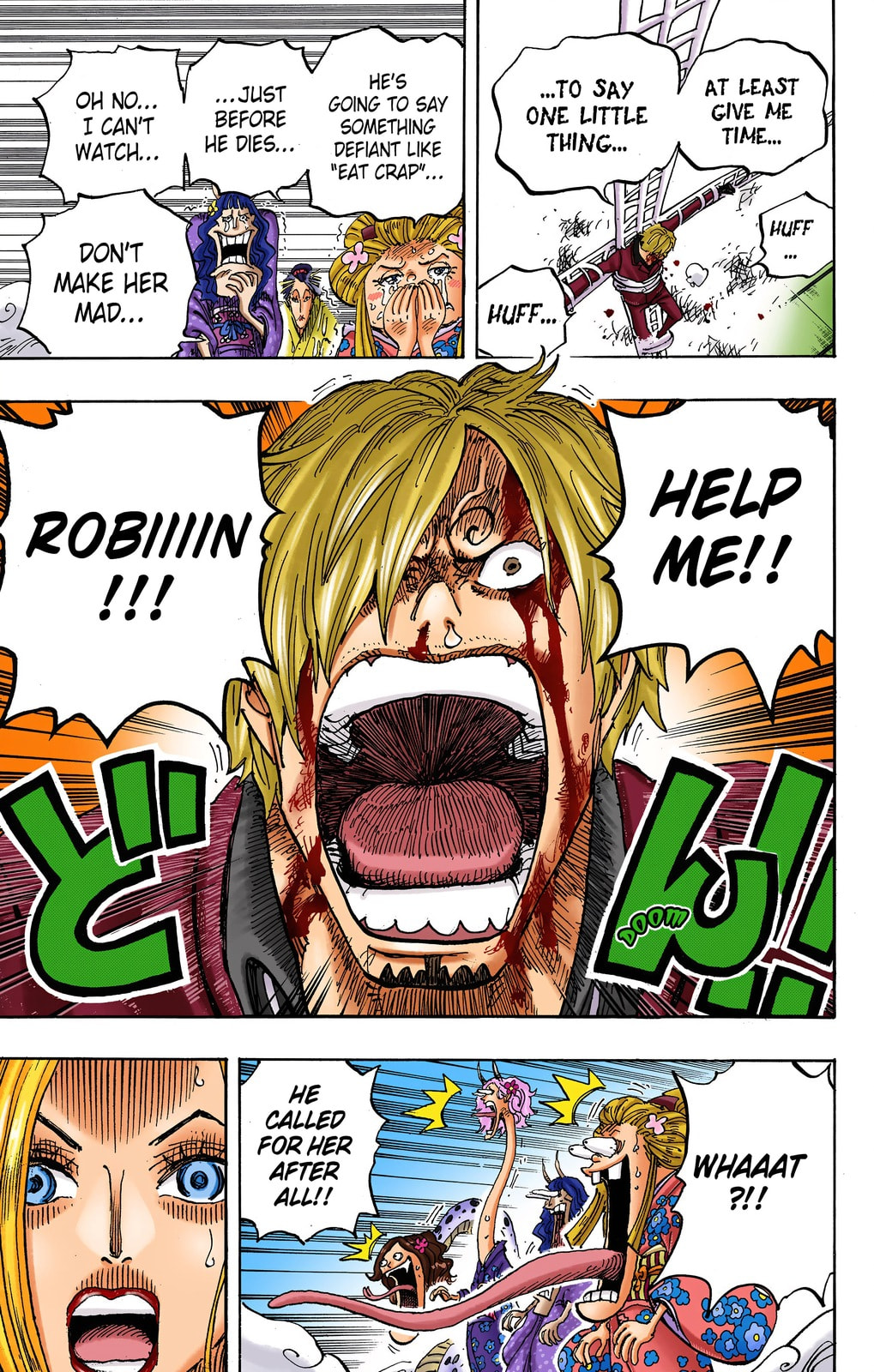 Read One Piece (Colored) chapter 1005 image 4 on Lezhin