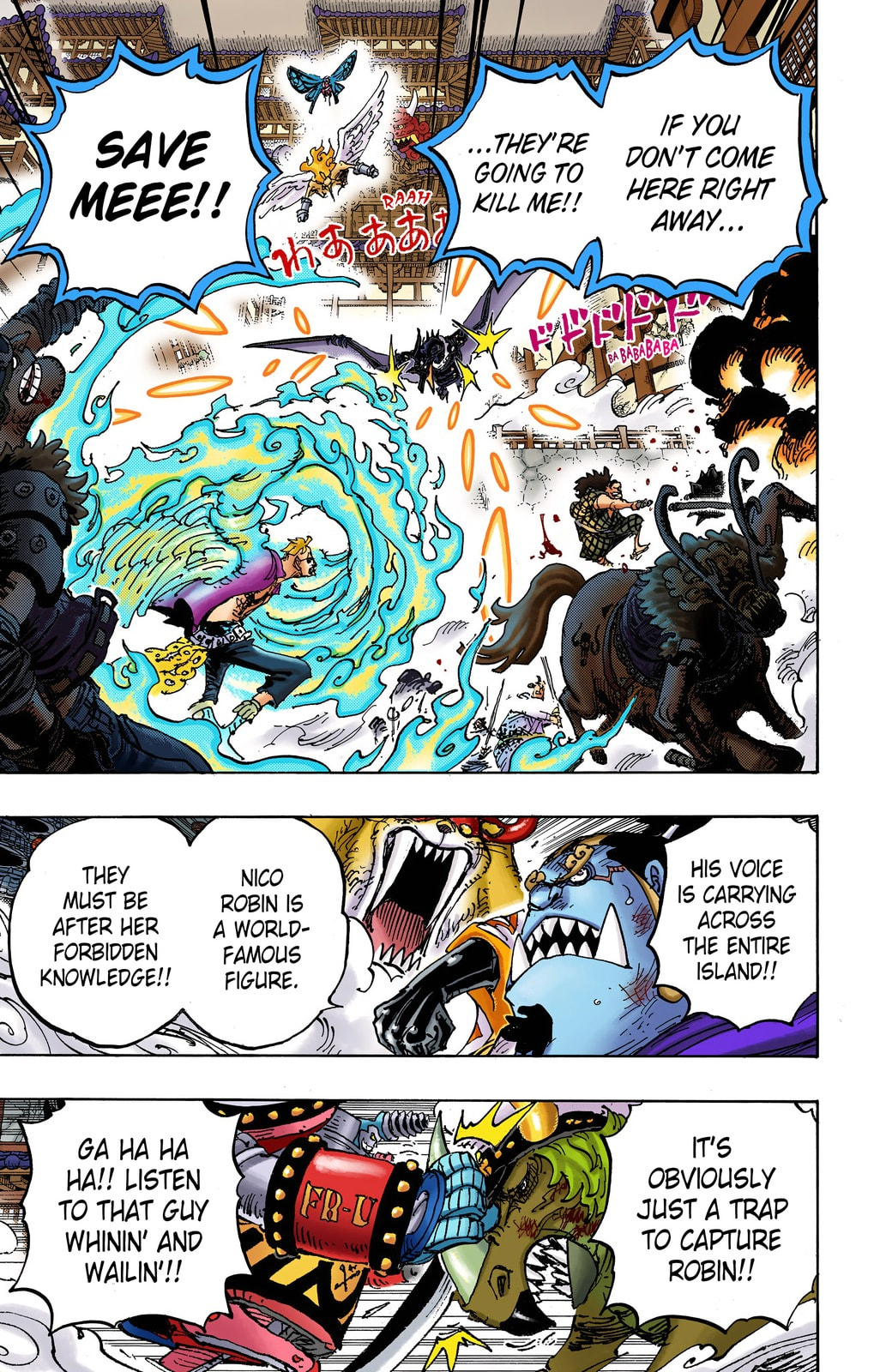 Read One Piece (Colored) chapter 1005 image 6 on Lezhin