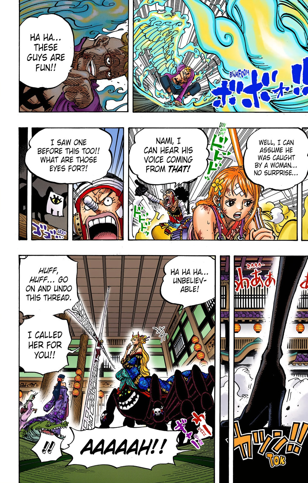 Read One Piece (Colored) chapter 1005 image 7 on Lezhin
