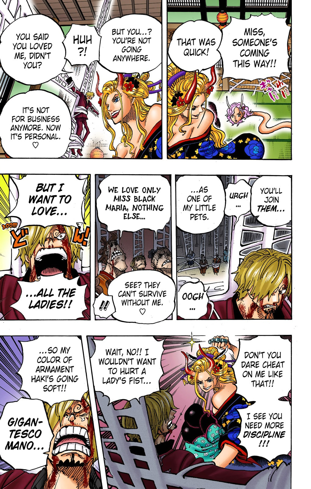 Read One Piece (Colored) chapter 1005 image 8 on Lezhin