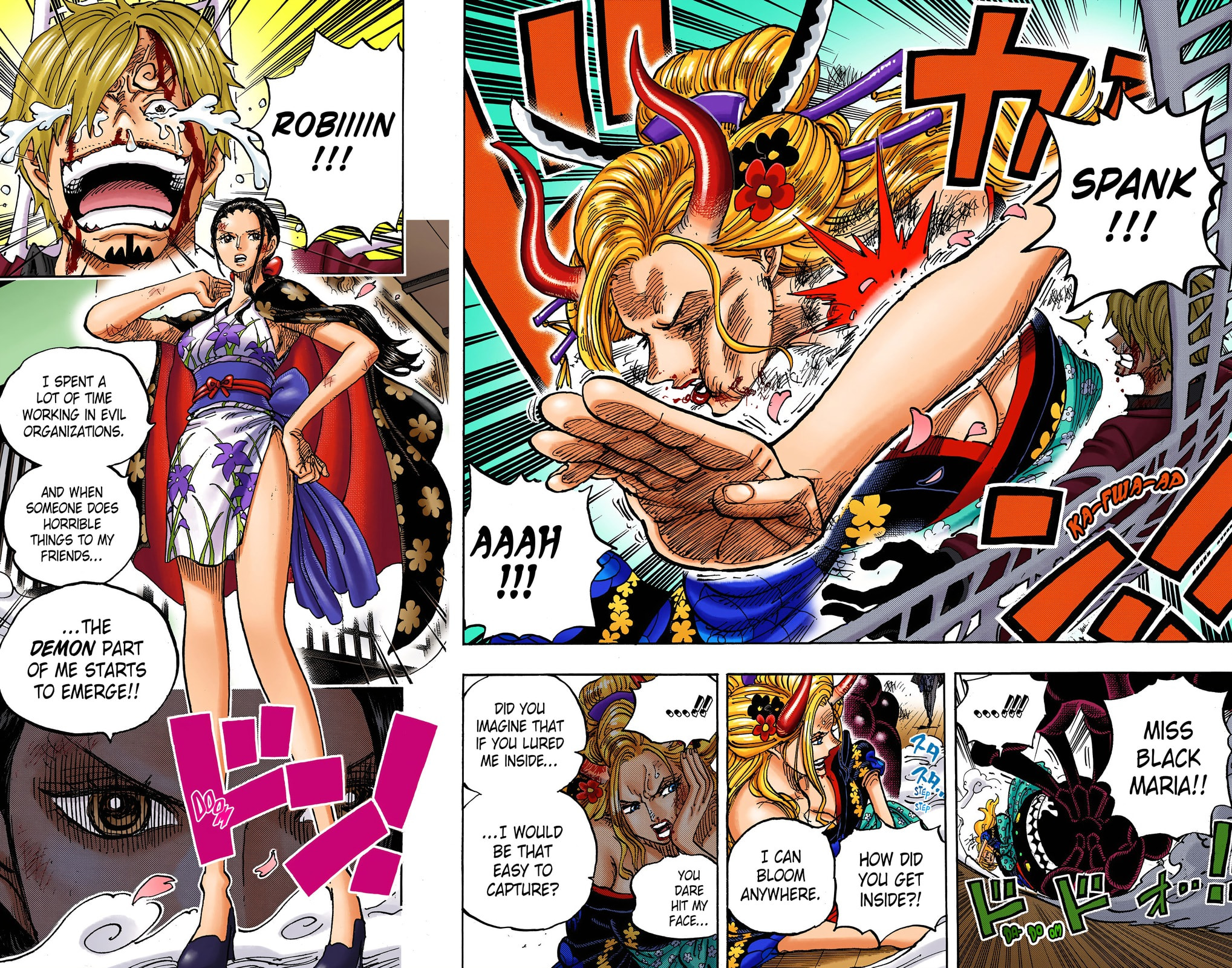 Read One Piece (Colored) chapter 1005 image 9 on Lezhin