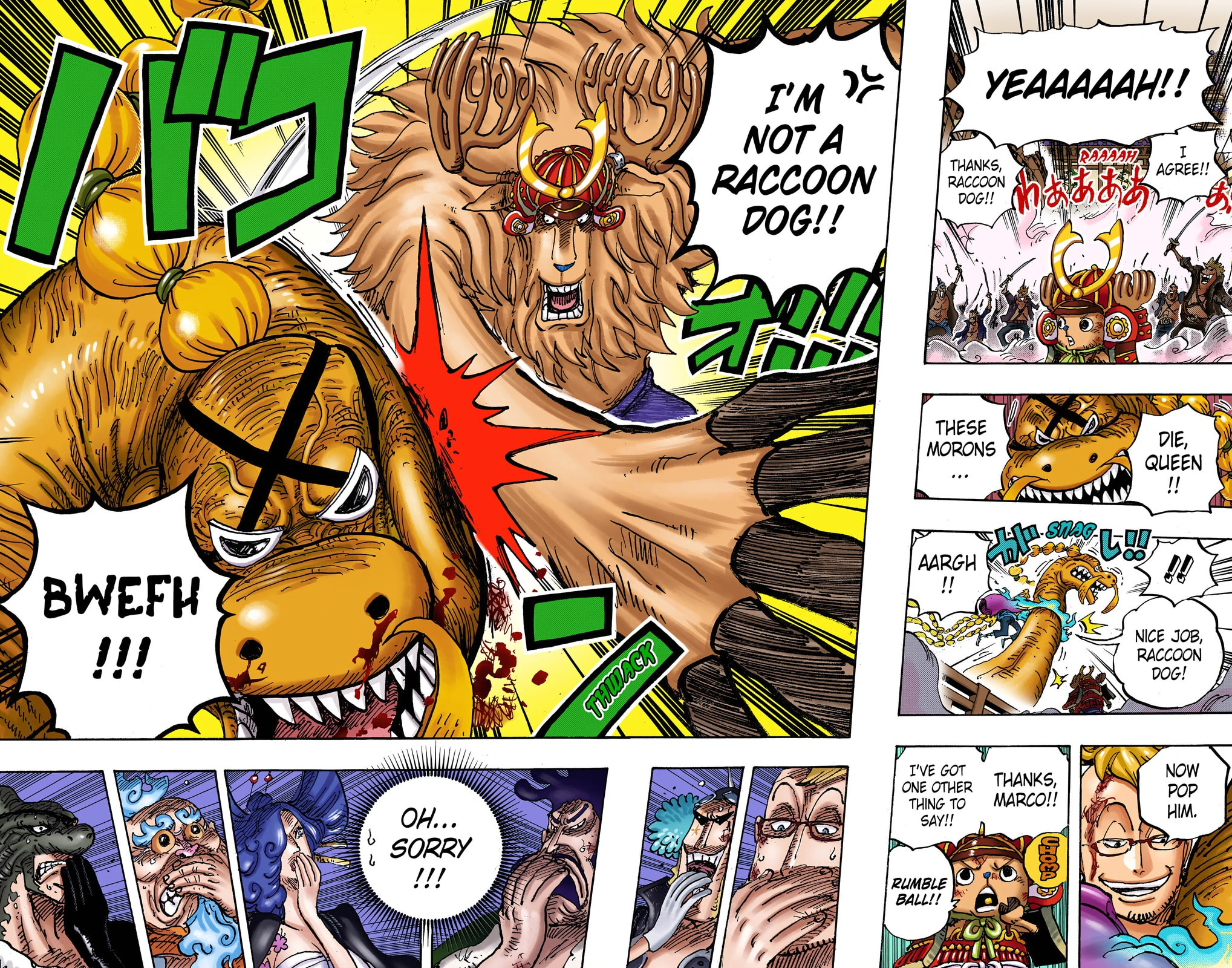 Read One Piece (Colored) chapter 1007 image 11 on Lezhin